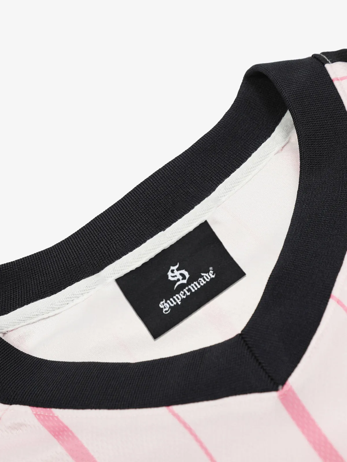 Streetwear Striped Jersey Style Graffiti Long-Sleeve T-Shirt sold by Thesupermade product image thumbnail 5