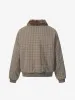 Retro Plaid Fur Collar Warm Padded Jacket sold by Thesupermade