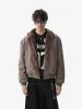 Retro Plaid Fur Collar Warm Padded Jacket sold by Thesupermade