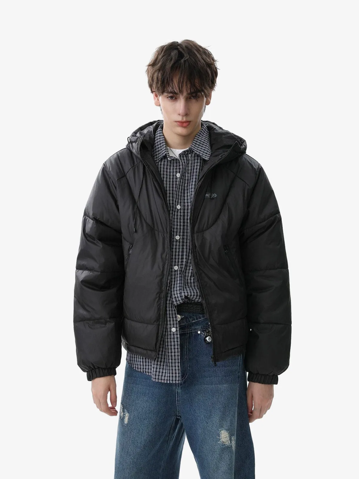 Winter Warm Outdoor Hooded Cotton Puffer Jacket sold by Thesupermade product image thumbnail 2