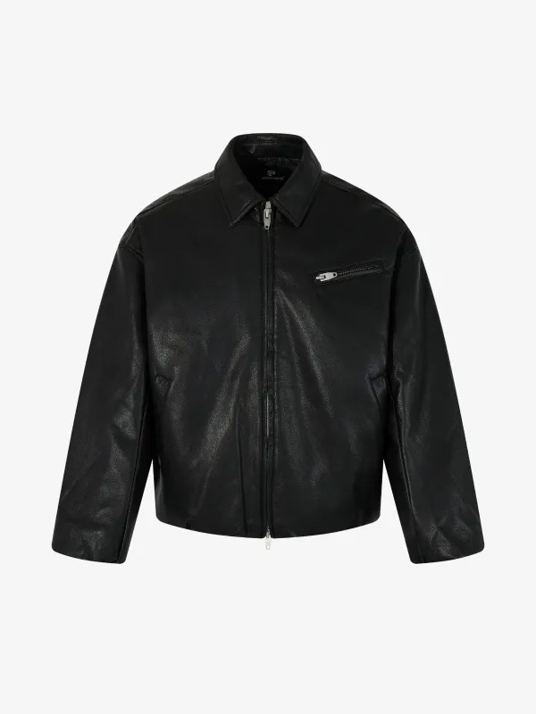 Streetwear Motorcycle Leather Bomber Jacket - 2551 sold by Thesupermade