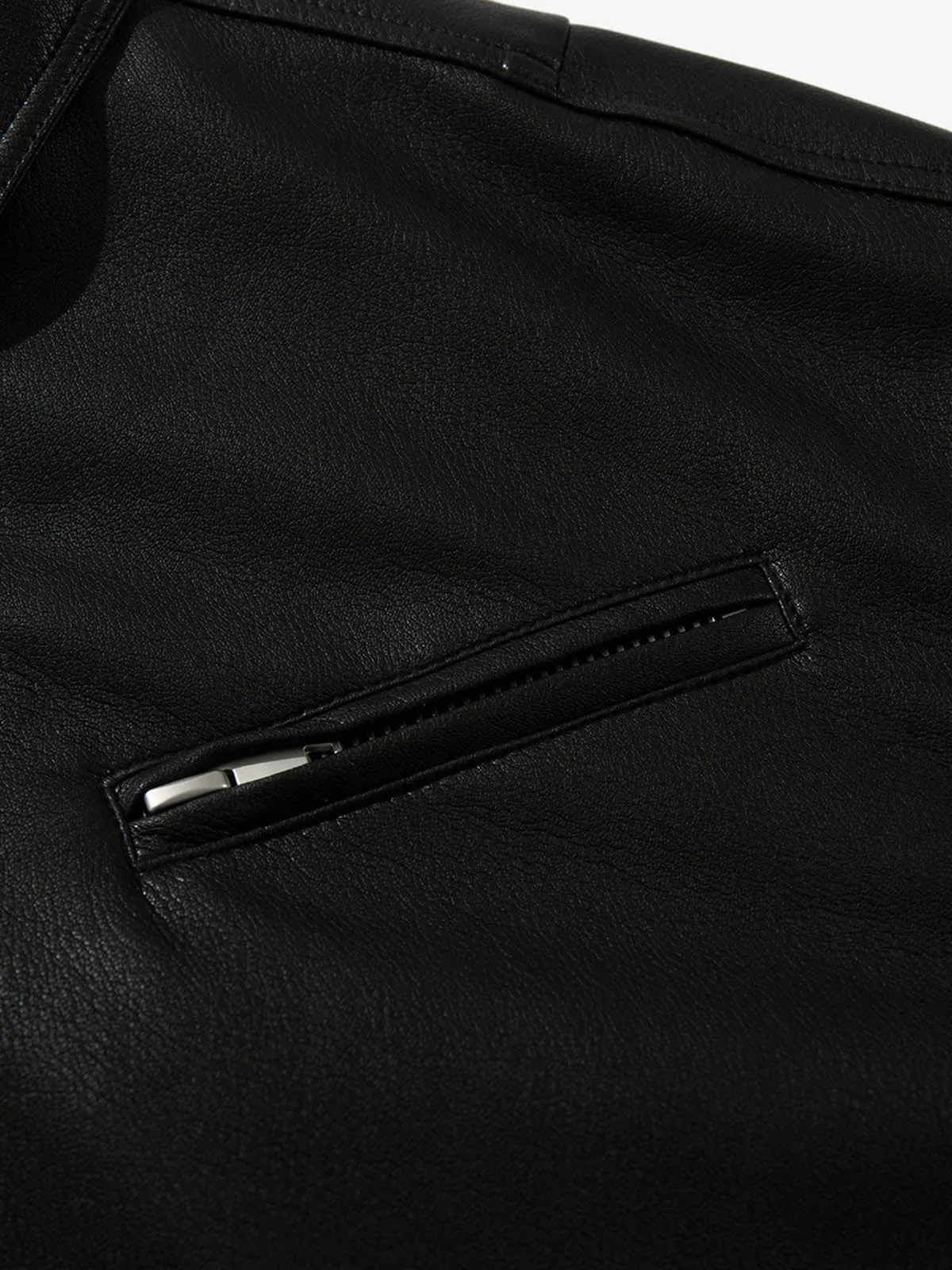 Streetwear Motorcycle Leather Bomber Jacket - 2551 sold by Thesupermade product image thumbnail 5