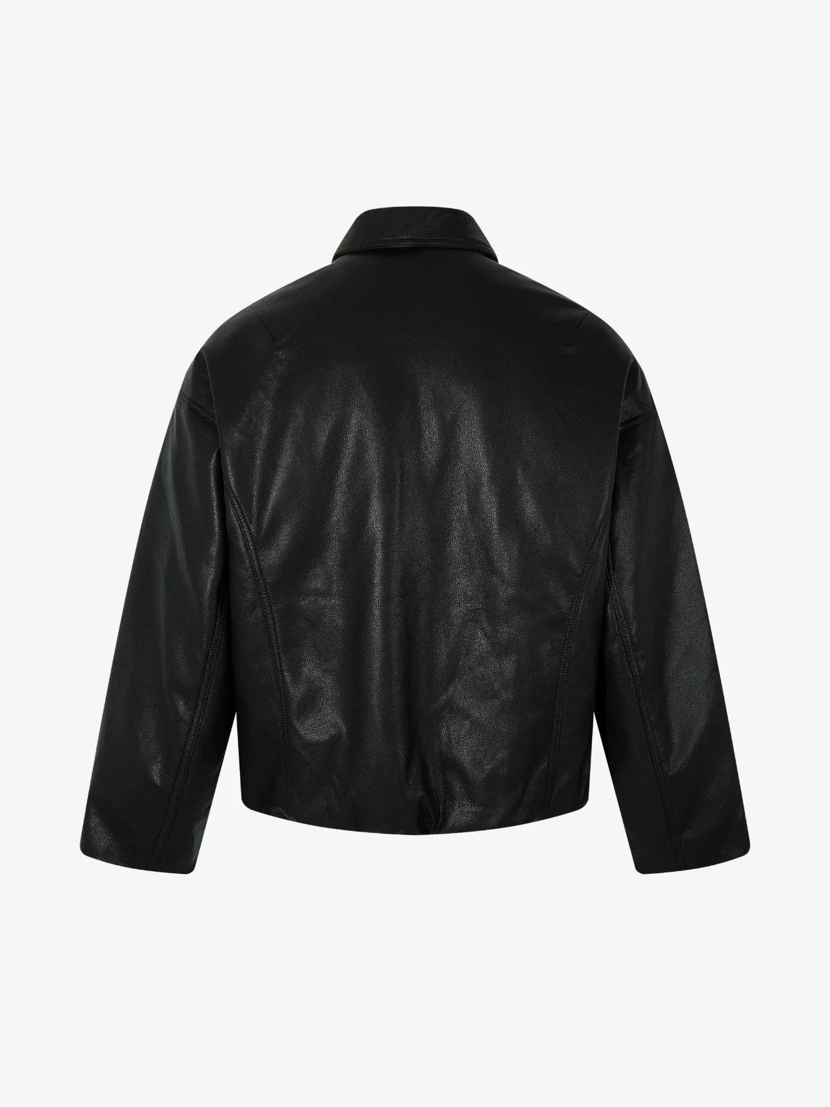 Streetwear Motorcycle Leather Bomber Jacket - 2551 sold by Thesupermade product image thumbnail 2