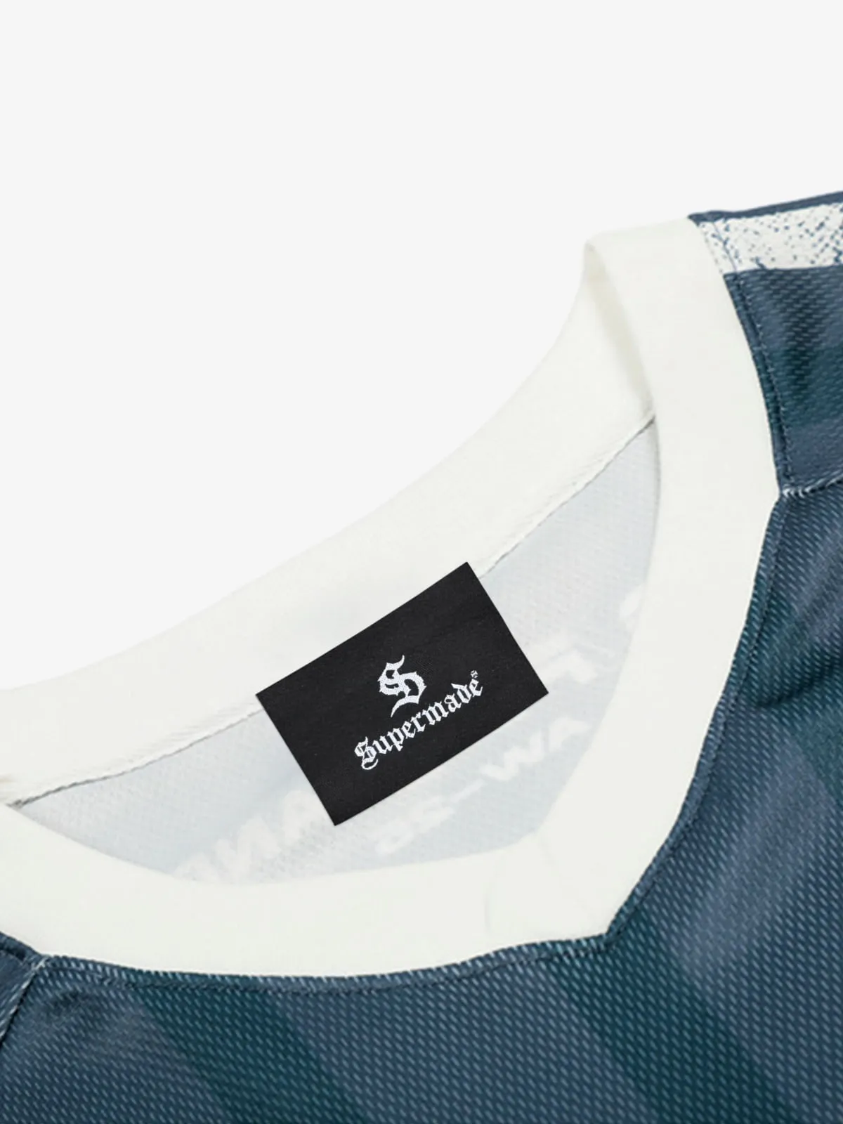 Retro Striped 88 Print Graphic Jersey Long-Sleeved T-Shirt sold by Thesupermade product image thumbnail 5