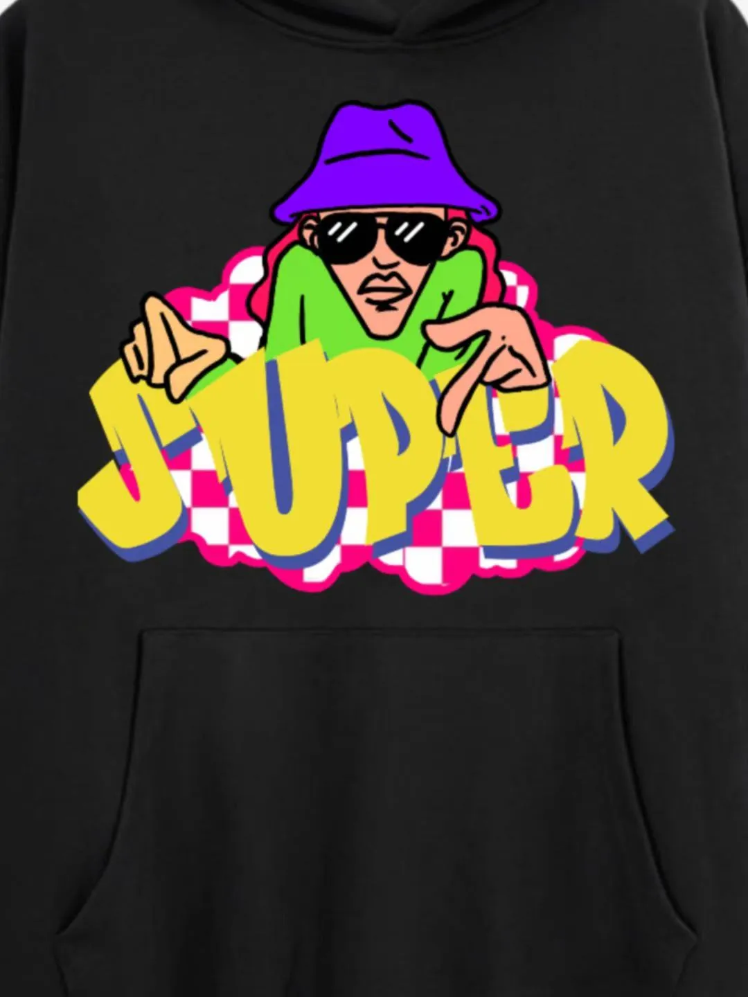 Street Colorful Graffiti Cartoon Print Hoodie sold by Thesupermade product image thumbnail 5