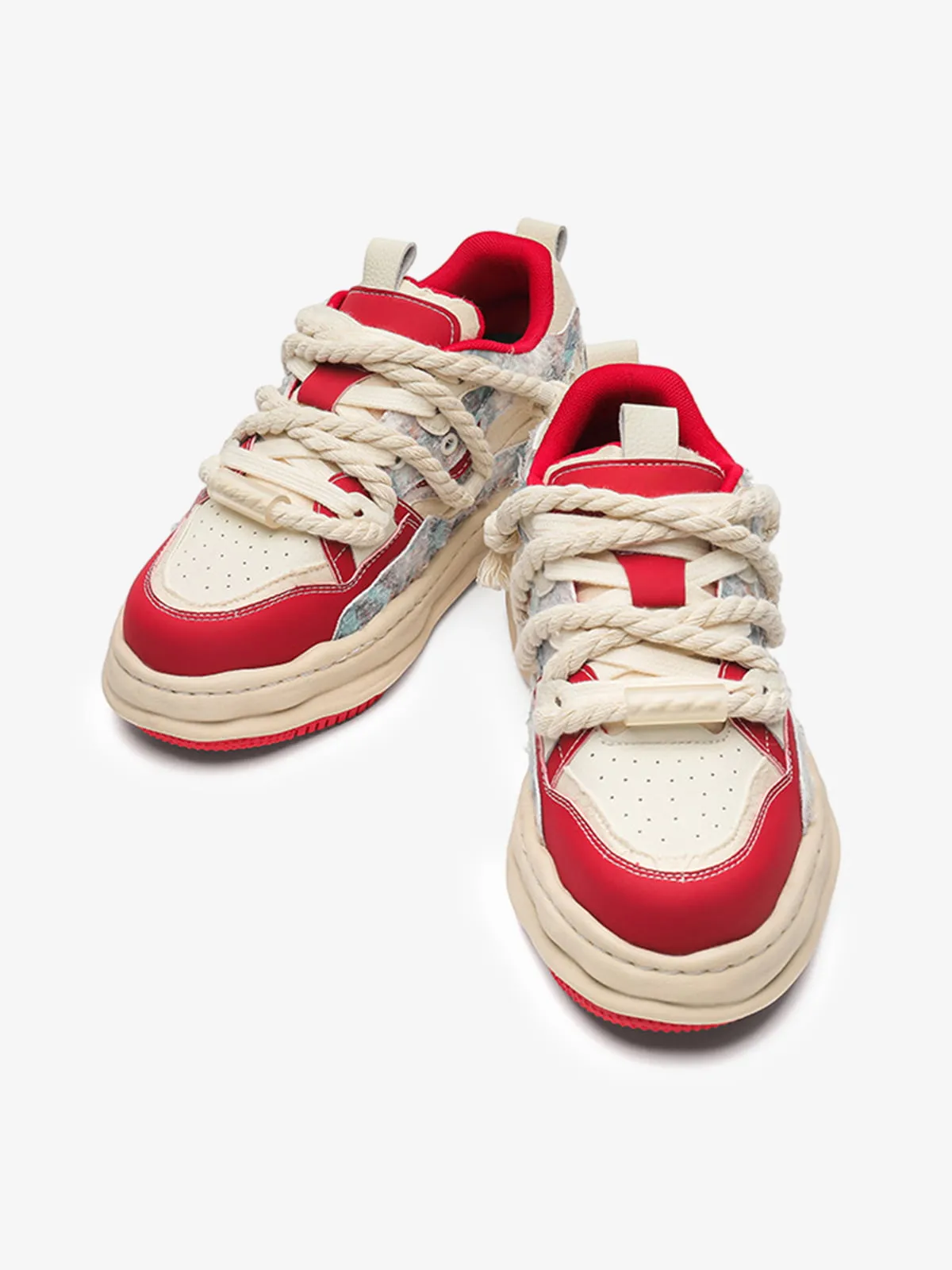 Street Deconstructed Color Splash Sneakers sold by Thesupermade product image thumbnail 3