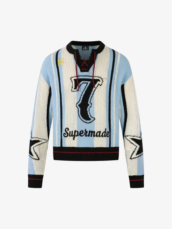 Vintage Sporty Crochet Hollow-knit Cropped Sweater sold by Thesupermade