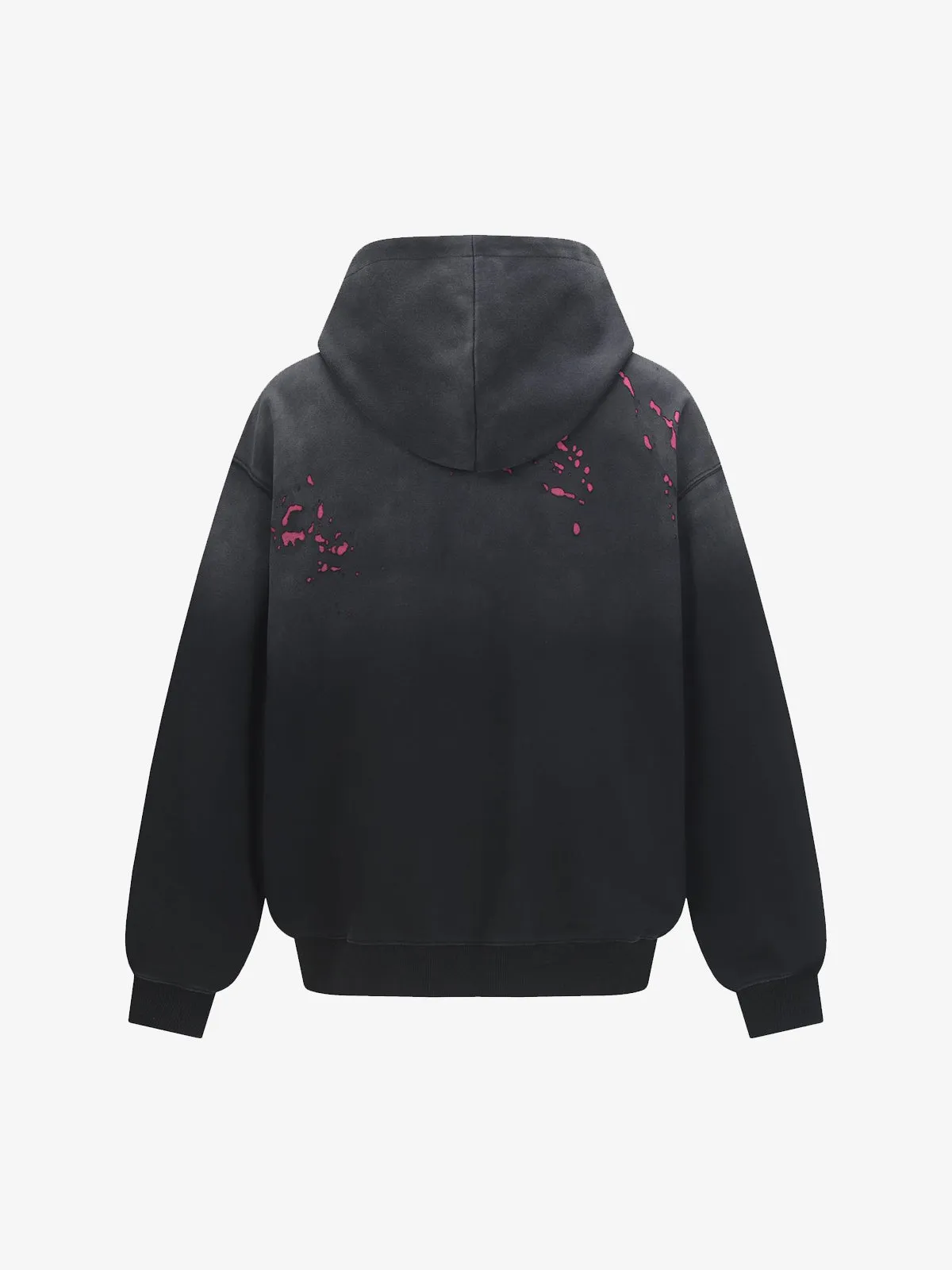 Street Dark Wasteland Distressed Washed Dirty-Dye Hoodie sold by Thesupermade product image thumbnail 3