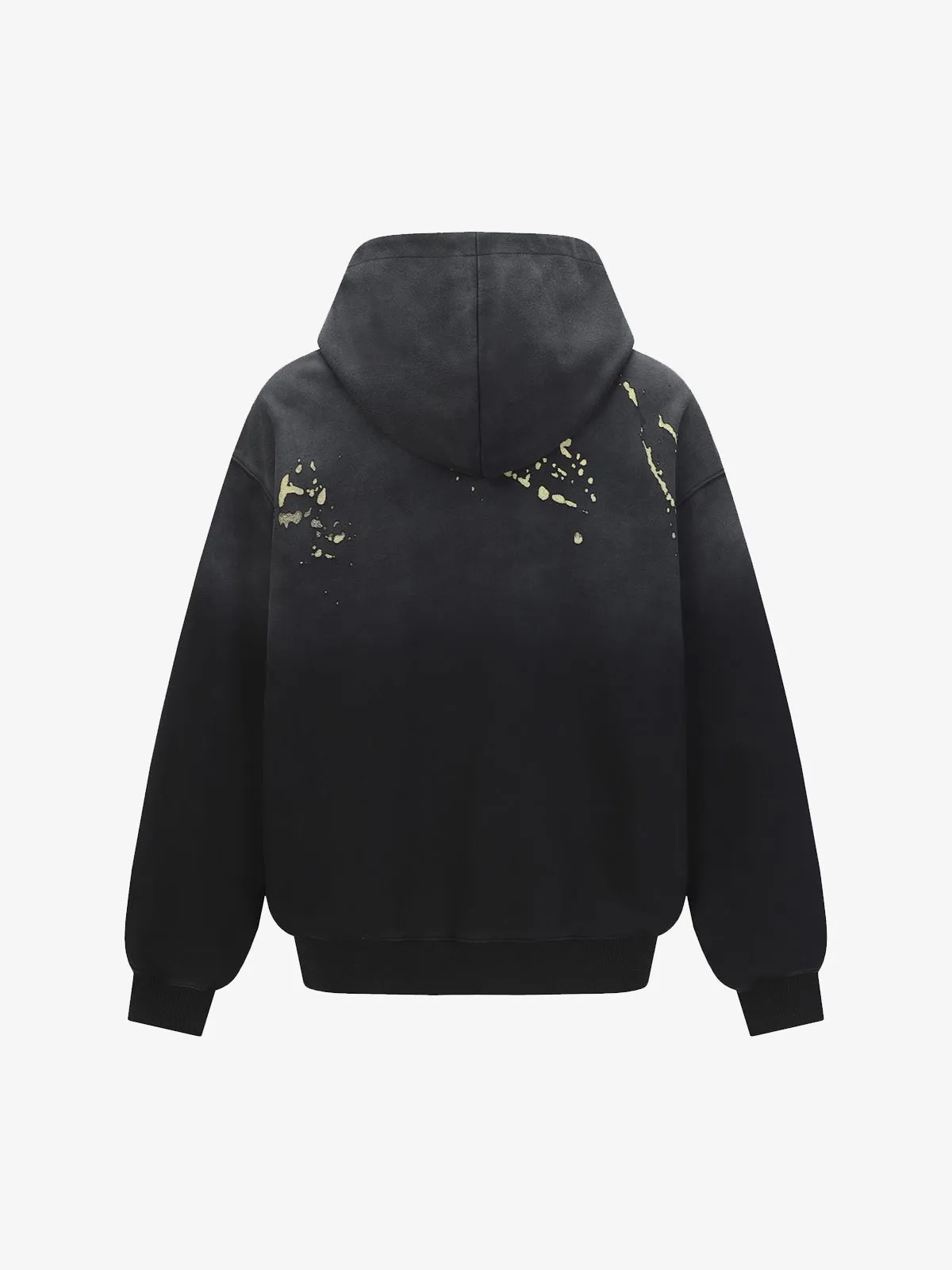 Street Dark Wasteland Distressed Washed Dirty-Dye Hoodie sold by Thesupermade product image thumbnail 4