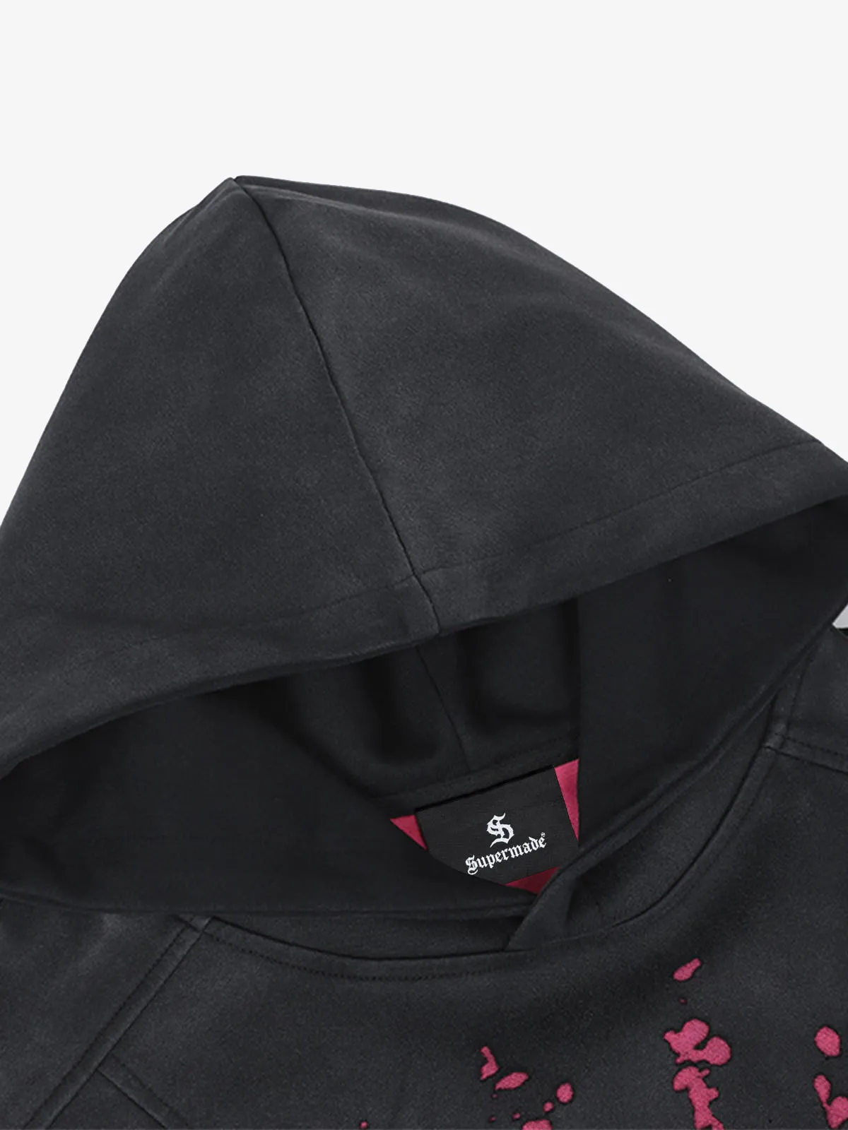 Street Dark Wasteland Distressed Washed Dirty-Dye Hoodie sold by Thesupermade product image thumbnail 5