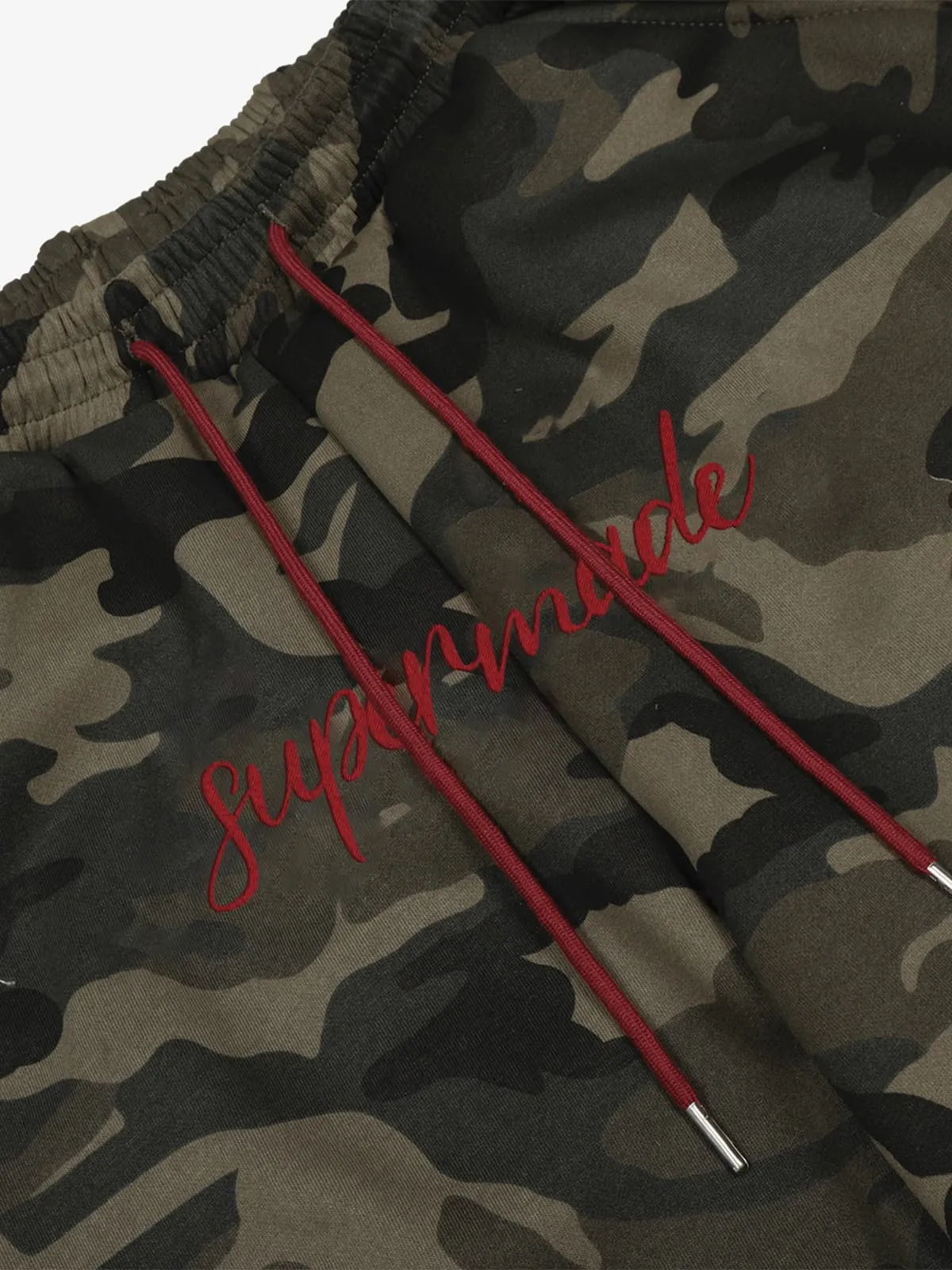 Retro Patchwork Embroidered Camouflage Barrel Pants - 2520 sold by Thesupermade product image thumbnail 3