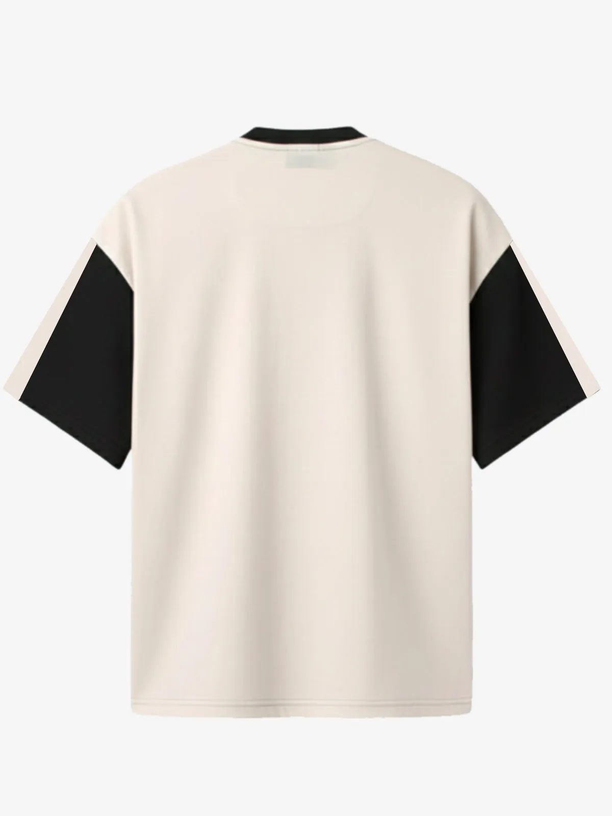 Horizontal Glitch Art Deconstruction Contrast Color Stitching Print T-shirt sold by Thesupermade product image thumbnail 4