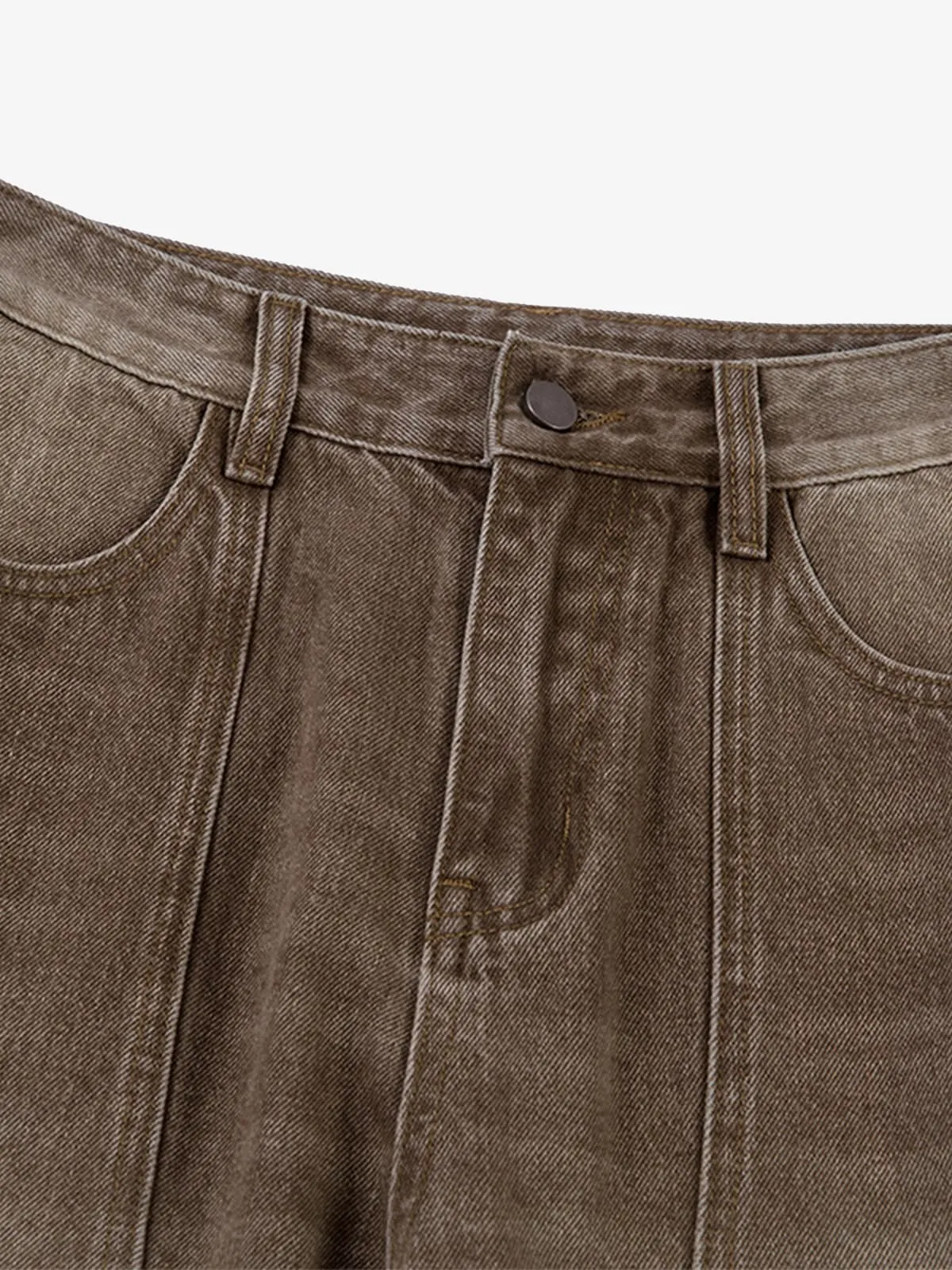 Vintage Washed Workwear Barrel Jeans sold by Thesupermade product image thumbnail 4