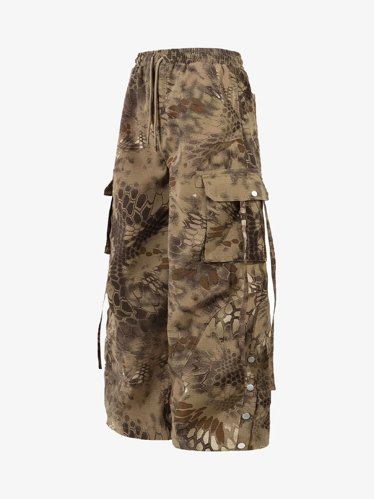 Street Snake Camo Multi-pocket Cargo Pants sold by Thesupermade product image thumbnail 3