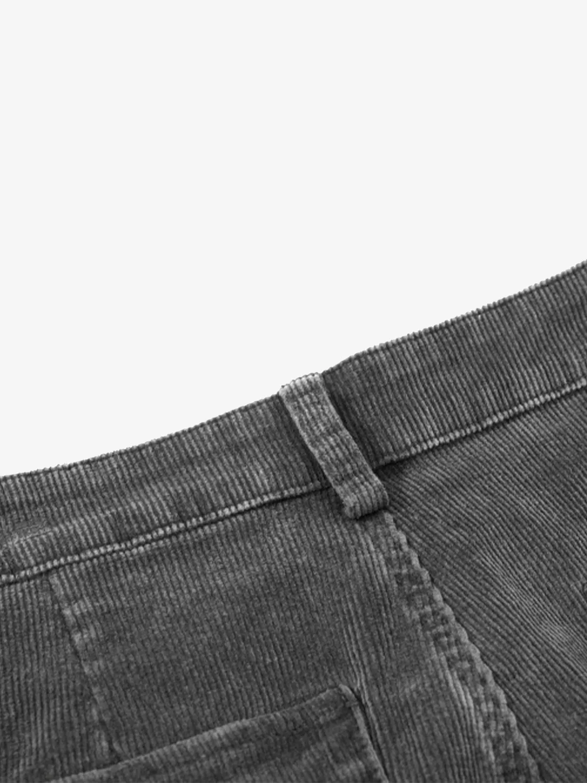 Vintage Corduroy Pleated Workwear Casual Pants sold by Thesupermade product image thumbnail 4