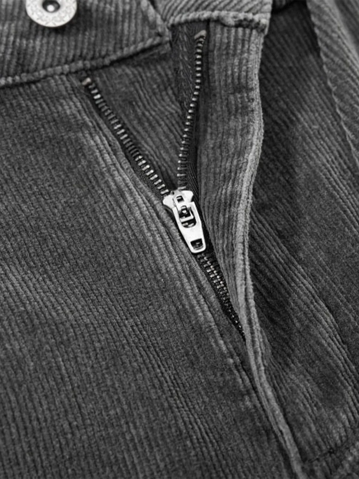 Vintage Corduroy Pleated Workwear Casual Pants sold by Thesupermade product image thumbnail 5