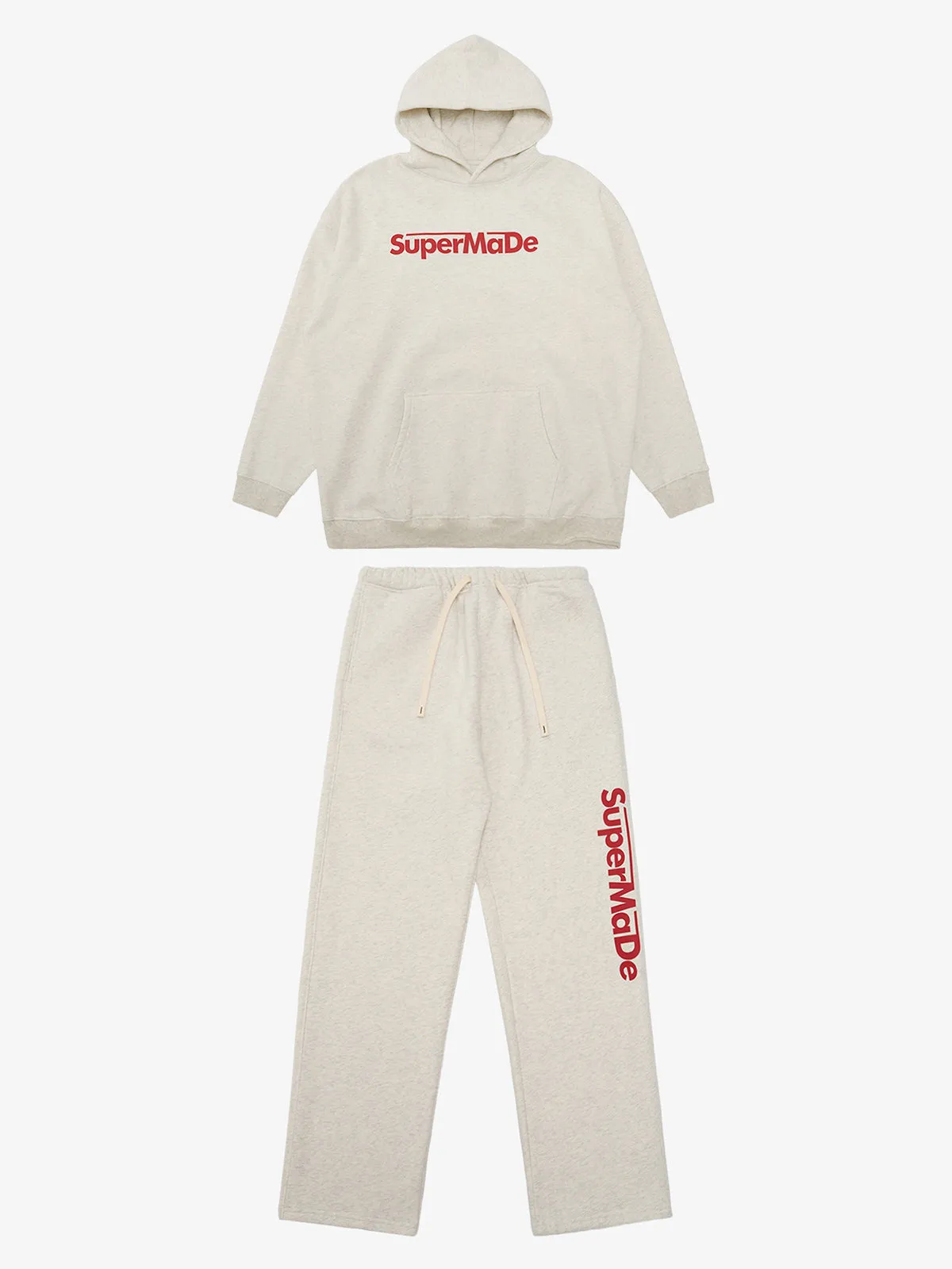 Streetwear SuperMade Letter Print Casual Set sold by Thesupermade