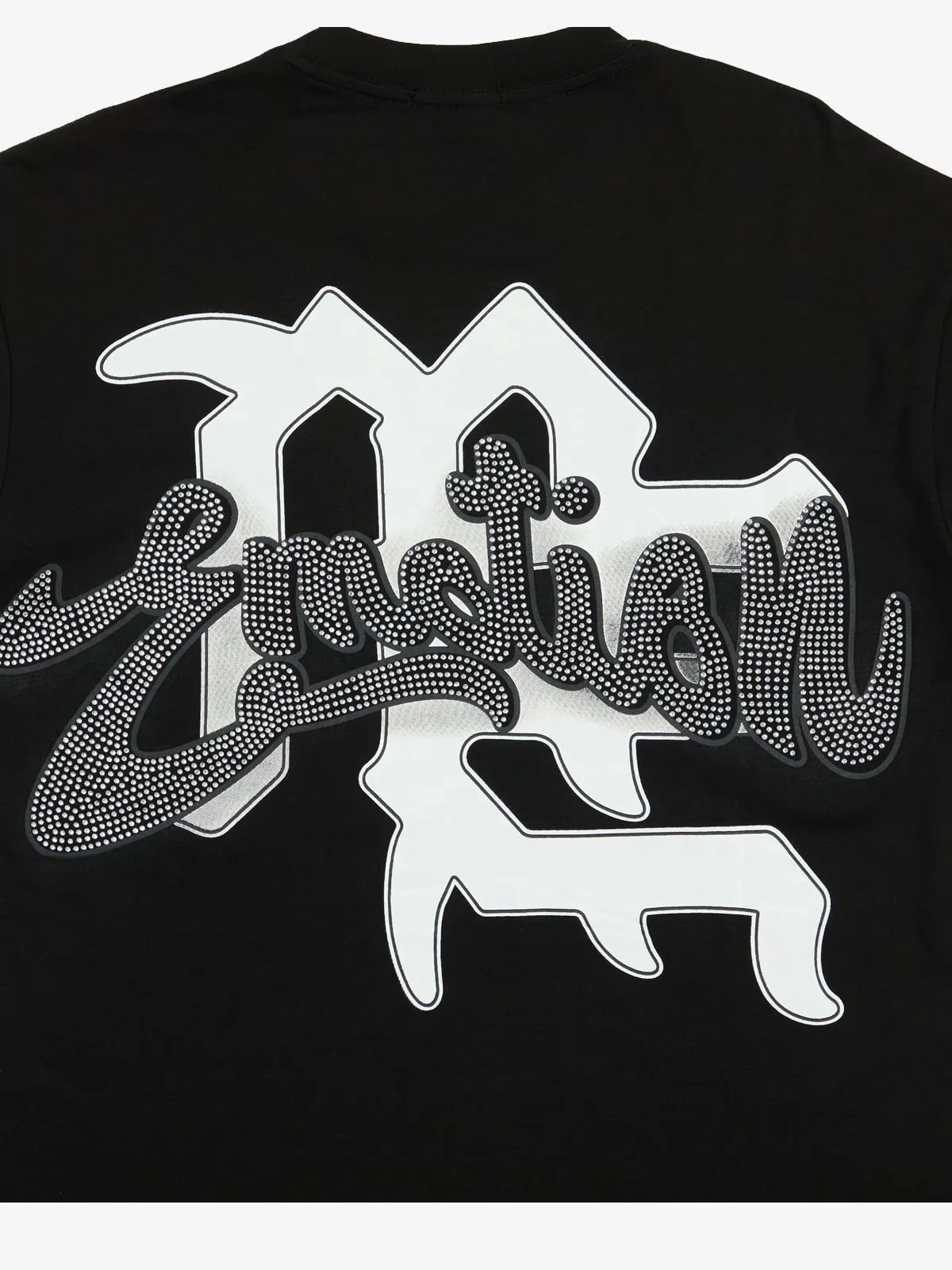 Retro Cupid Rhinestone Graphic T-Shirt sold by Thesupermade product image thumbnail 4