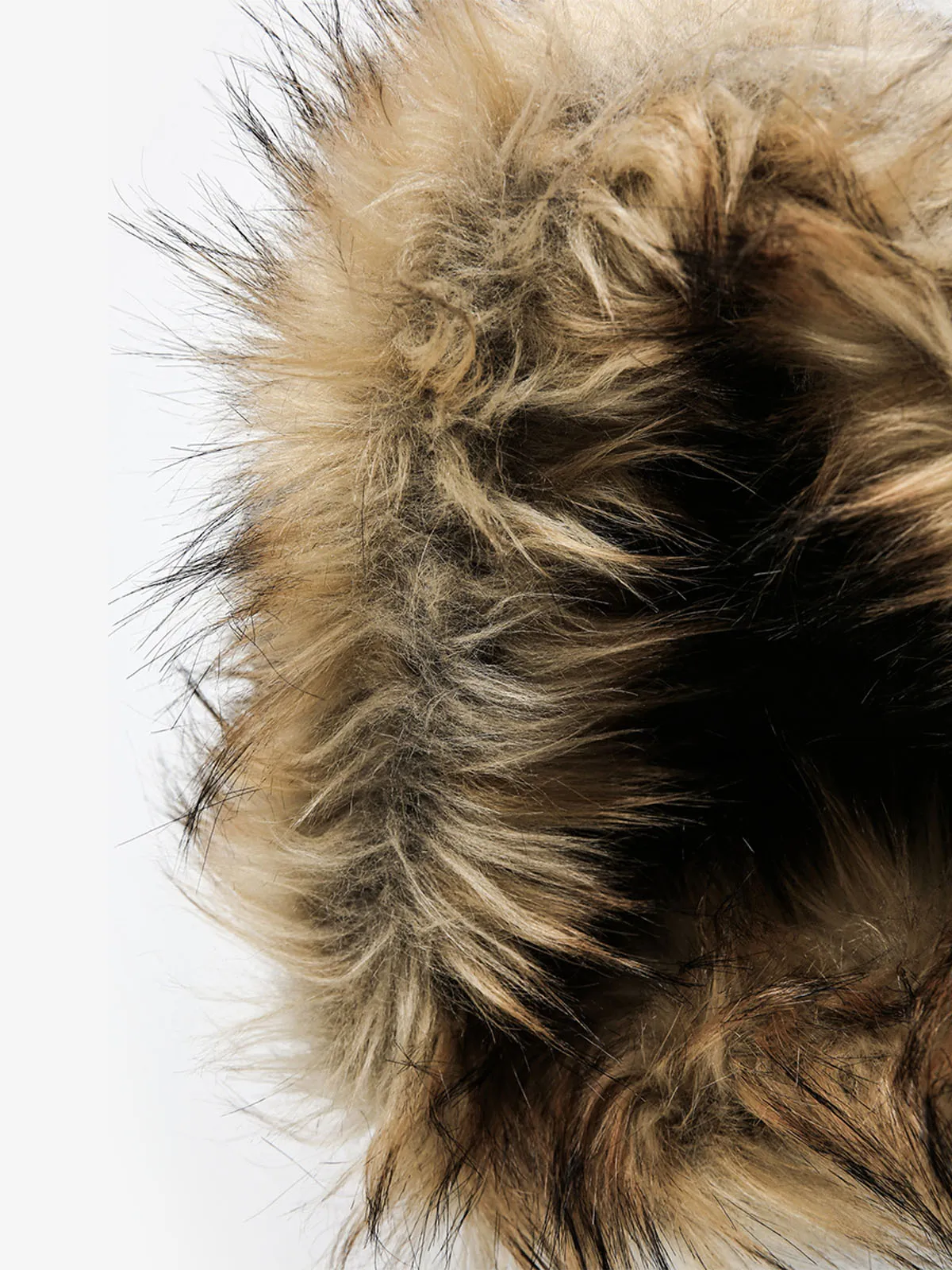 Supermade Vintage Detachable Fur Collar Graphic Zip-Up Hoodie sold by Thesupermade product image thumbnail 3