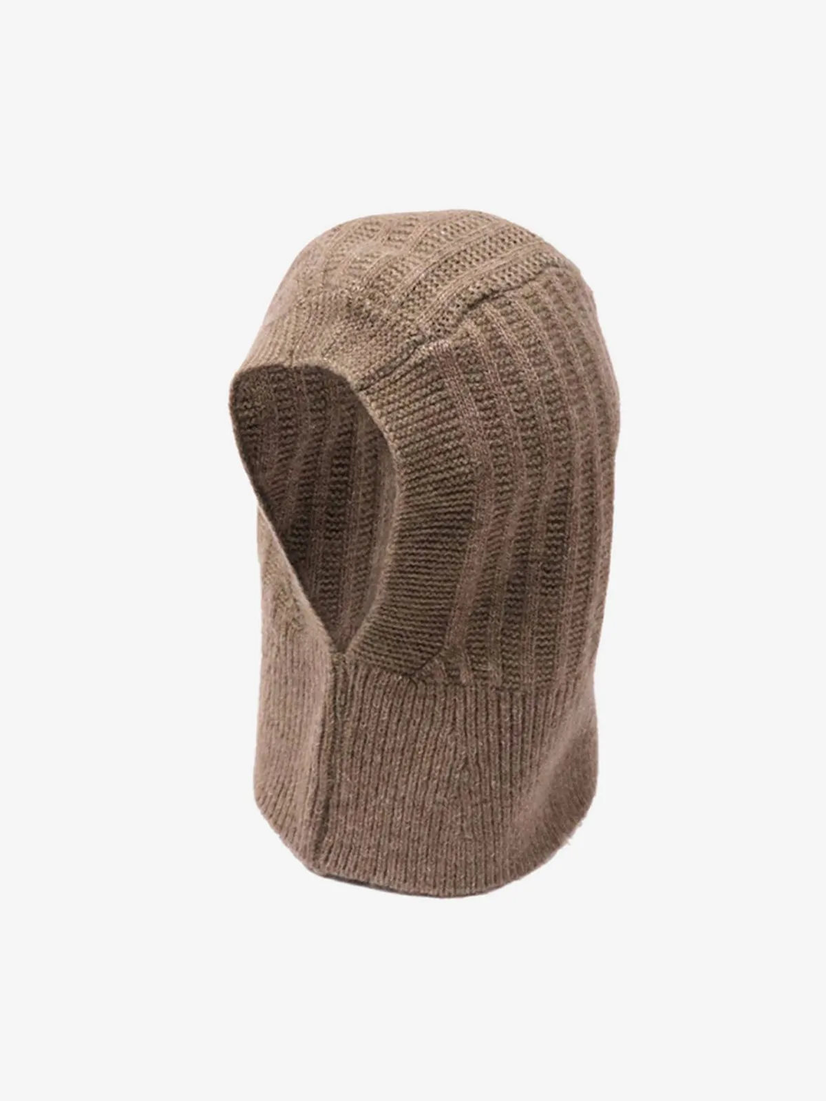Vintage Ribbed Knit Balaclava Hood Hat sold by Thesupermade product image thumbnail 2
