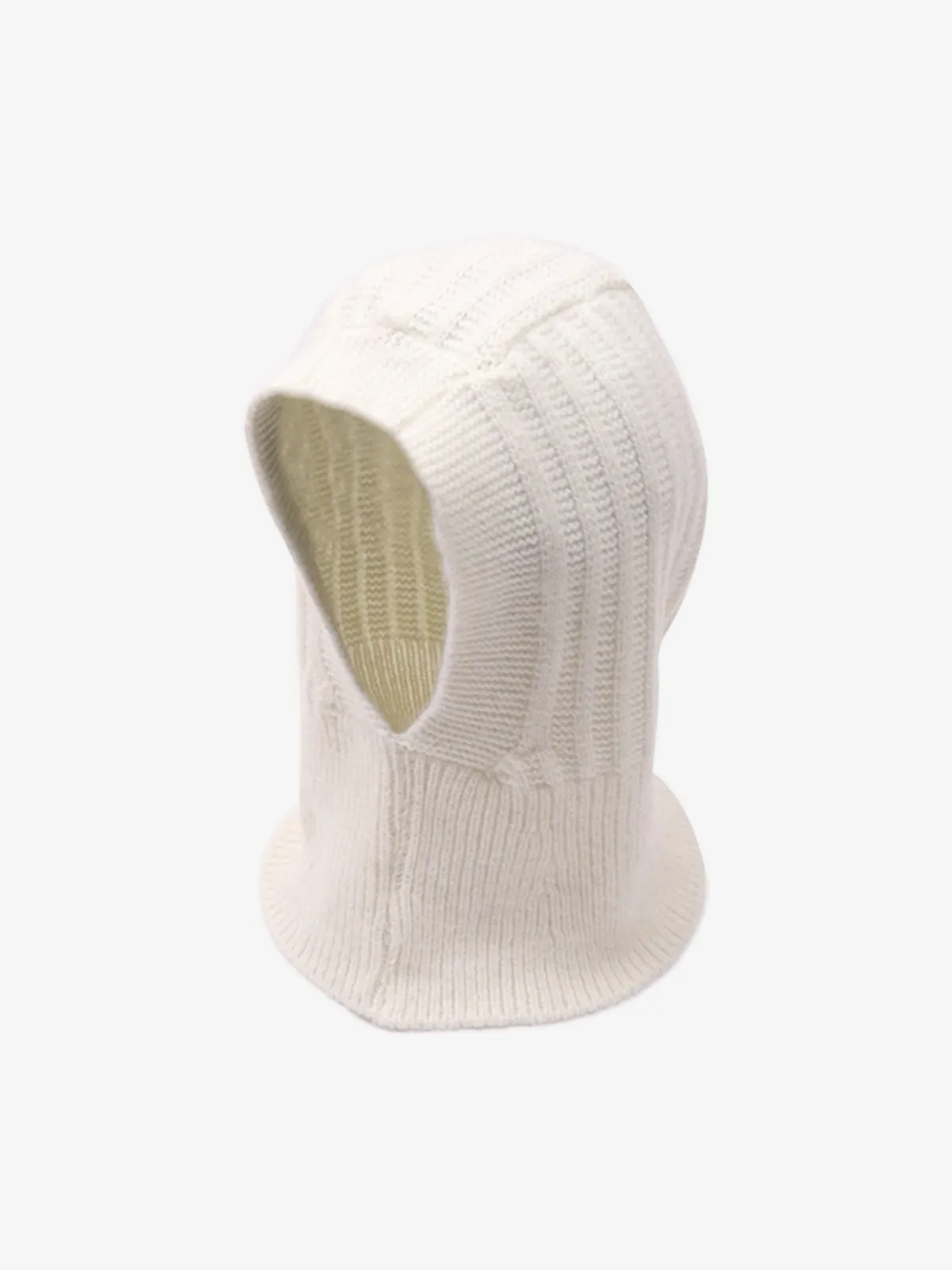 Vintage Ribbed Knit Balaclava Hood Hat sold by Thesupermade product image thumbnail 3