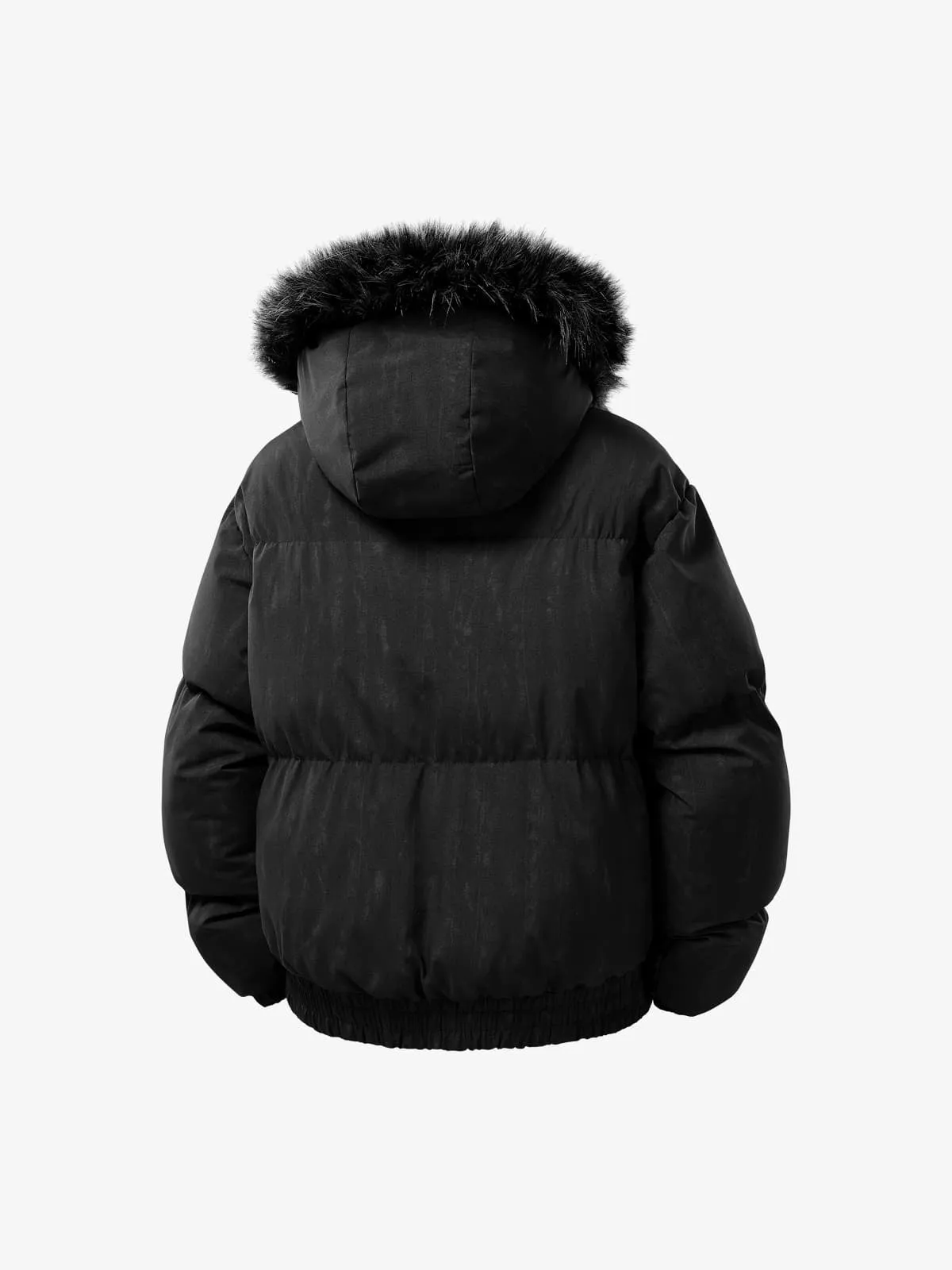 Vintage Fur Collar Hooded Cotton Jacket sold by Thesupermade product image thumbnail 4