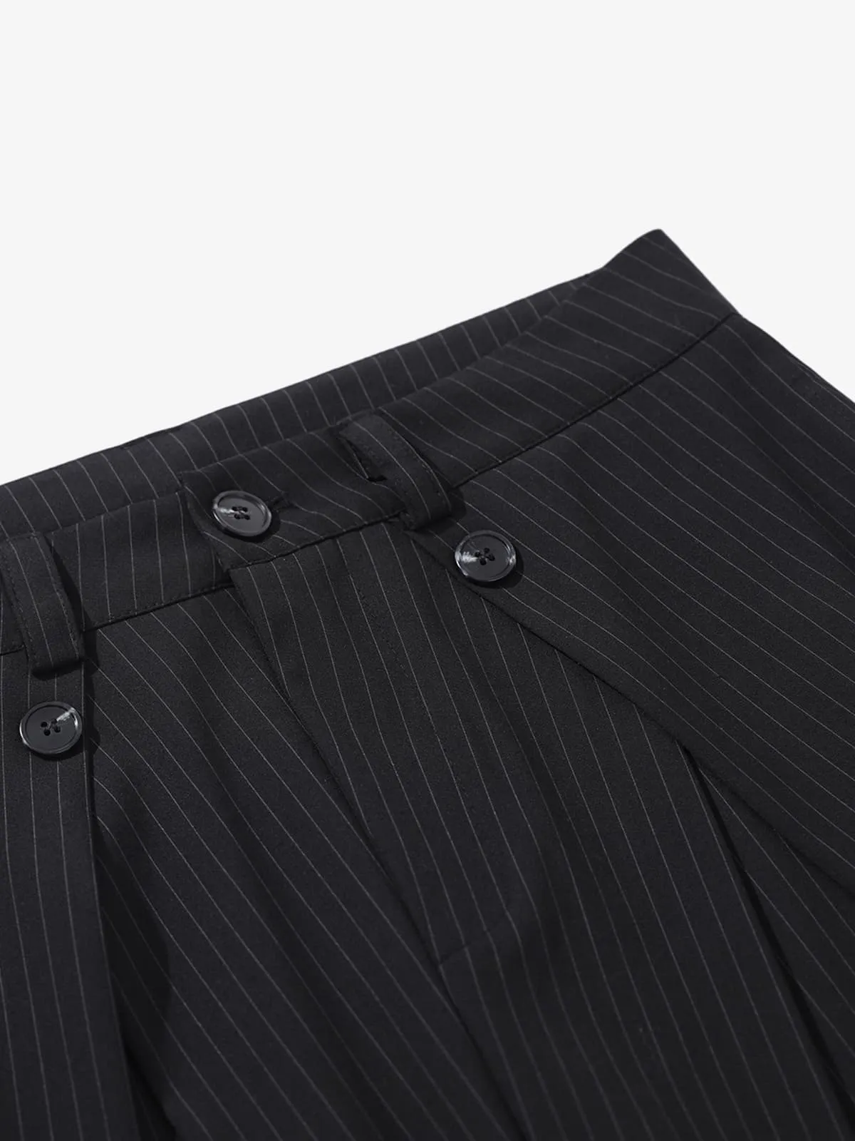 Retro Structured Asymmetric Baggy Pants sold by Thesupermade product image thumbnail 5