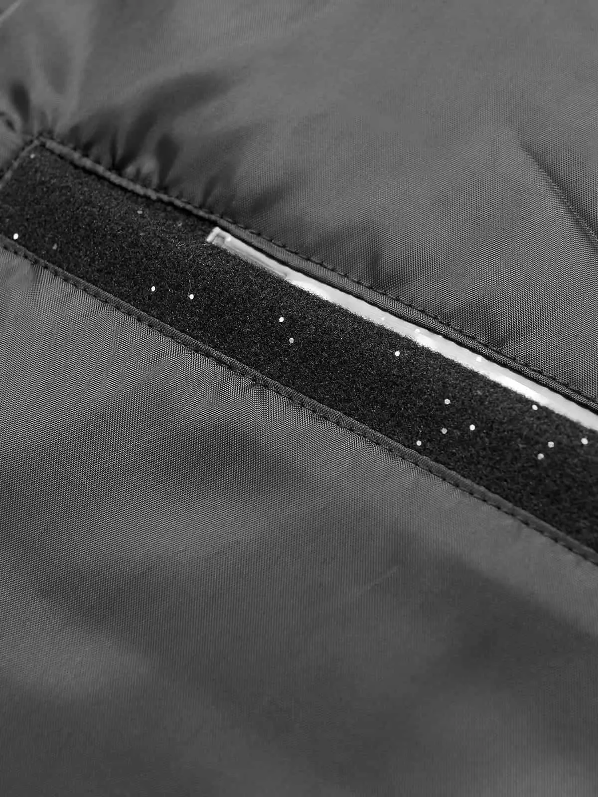 Retro Rhinestone Double Zipper Cotton Jacket sold by Thesupermade product image thumbnail 5