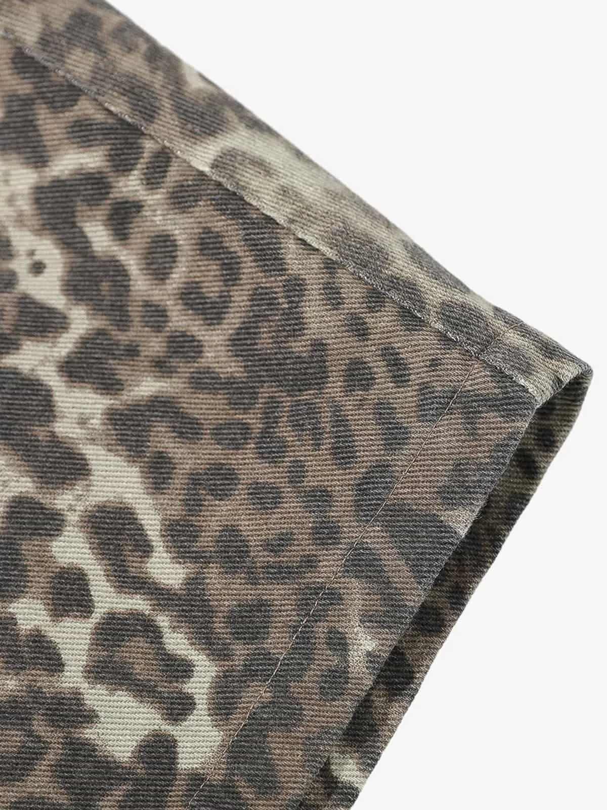 Vintage Leopard Print Cargo Barrel Pants sold by Thesupermade product image thumbnail 5