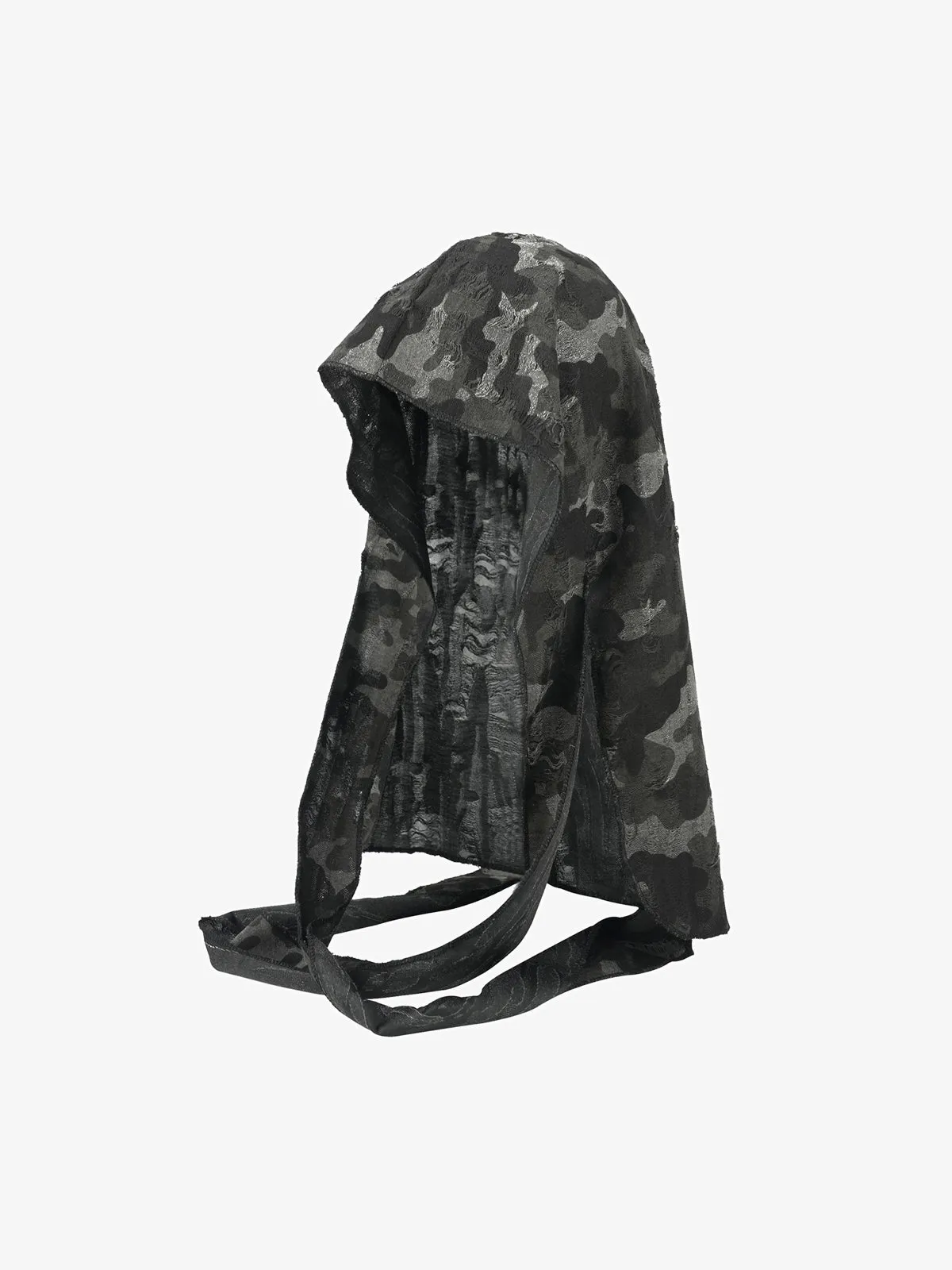 Dark Punk Camouflage Hooded Cape sold by Thesupermade product image thumbnail 3