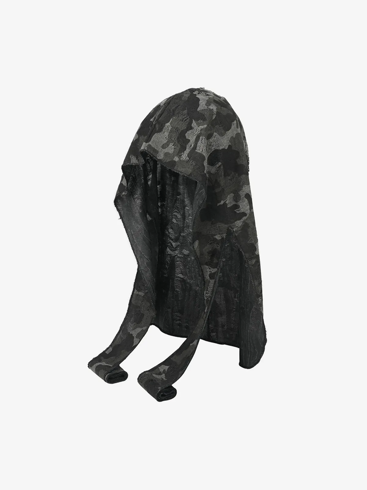 Dark Punk Camouflage Hooded Cape sold by Thesupermade product image thumbnail 4