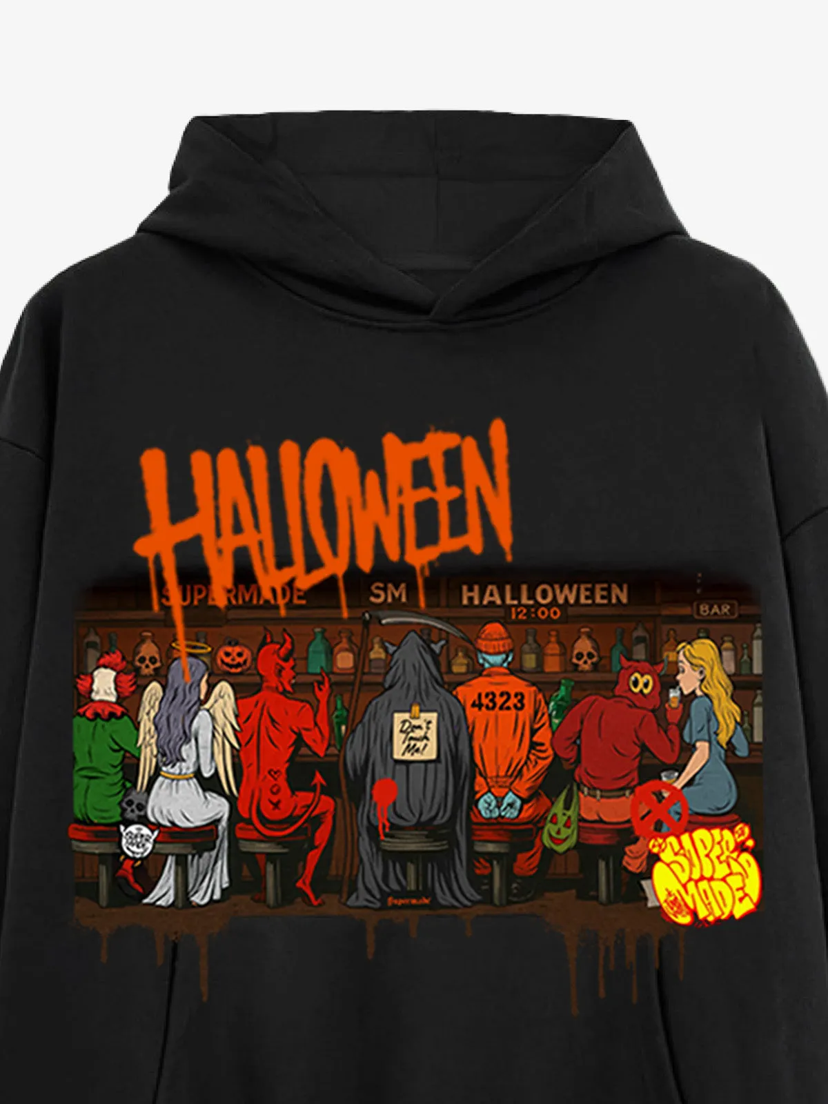 Halloween Pub Carnival Party Hoodie sold by Thesupermade product image thumbnail 3