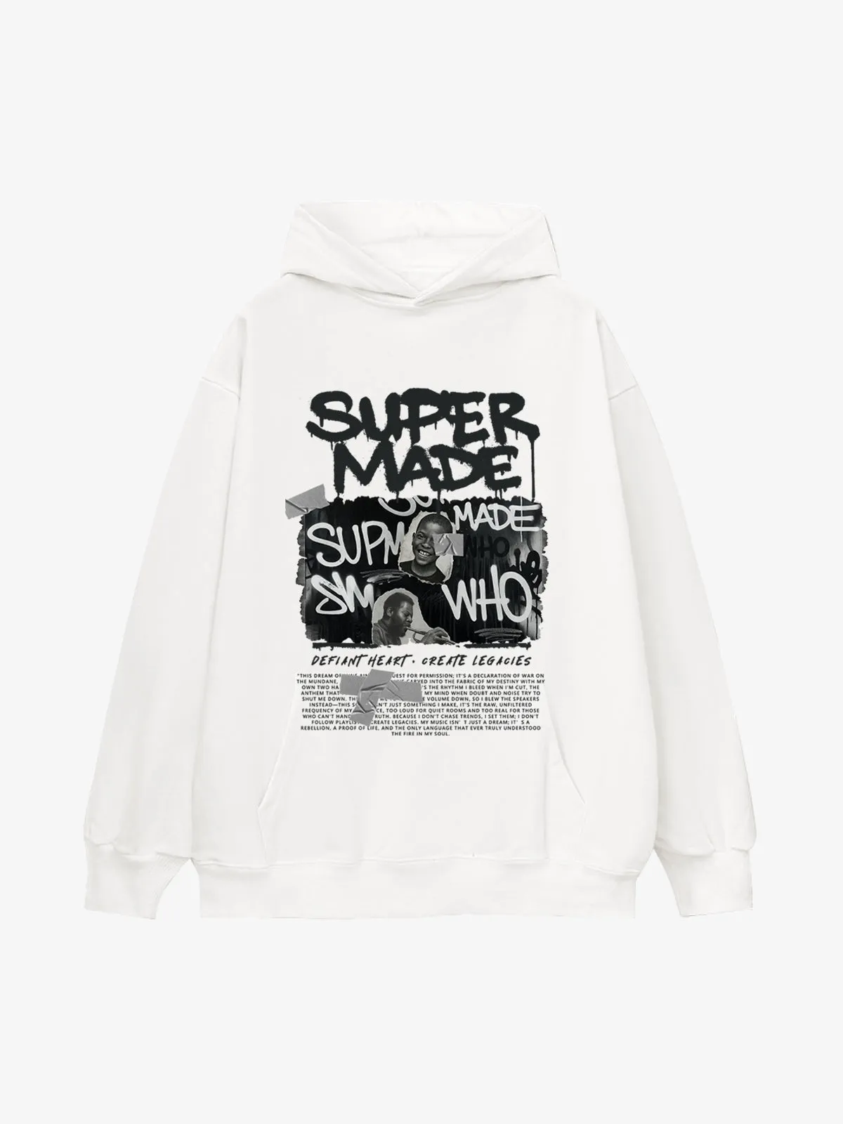 Trendy Retro Graffiti Character Hoodie sold by Thesupermade