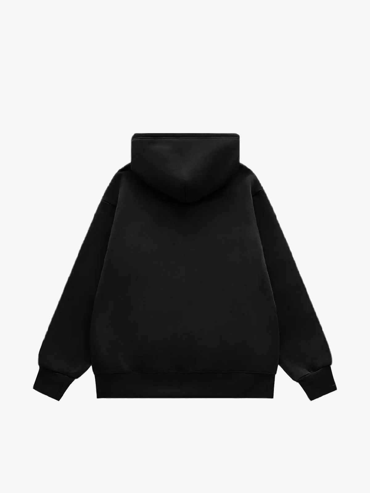 Hip-Hop Mouth Gold Print Velvet Hoodie sold by Thesupermade product image thumbnail 5