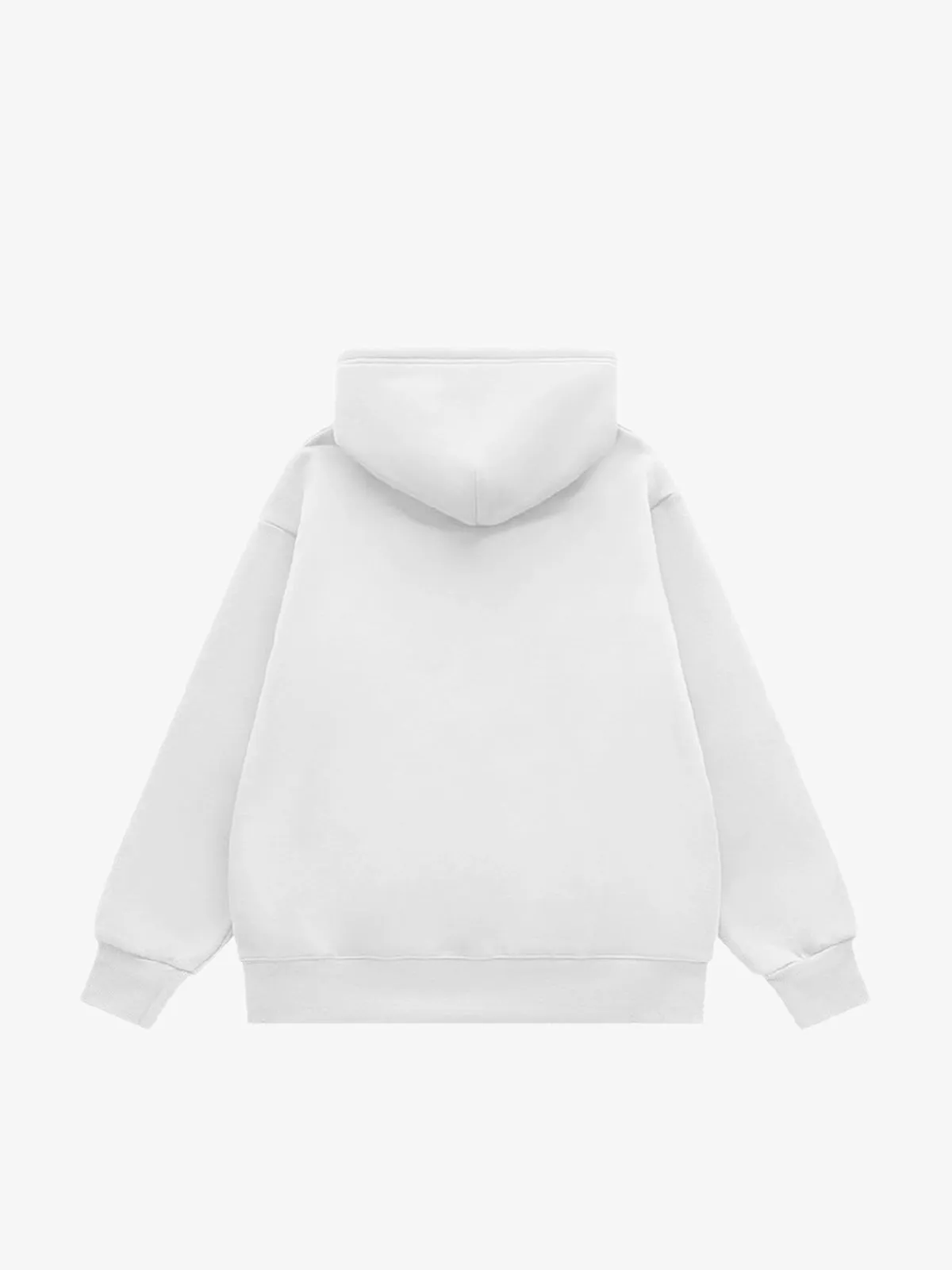 Street Letter Design Print Plush Hoodie sold by Thesupermade product image thumbnail 4