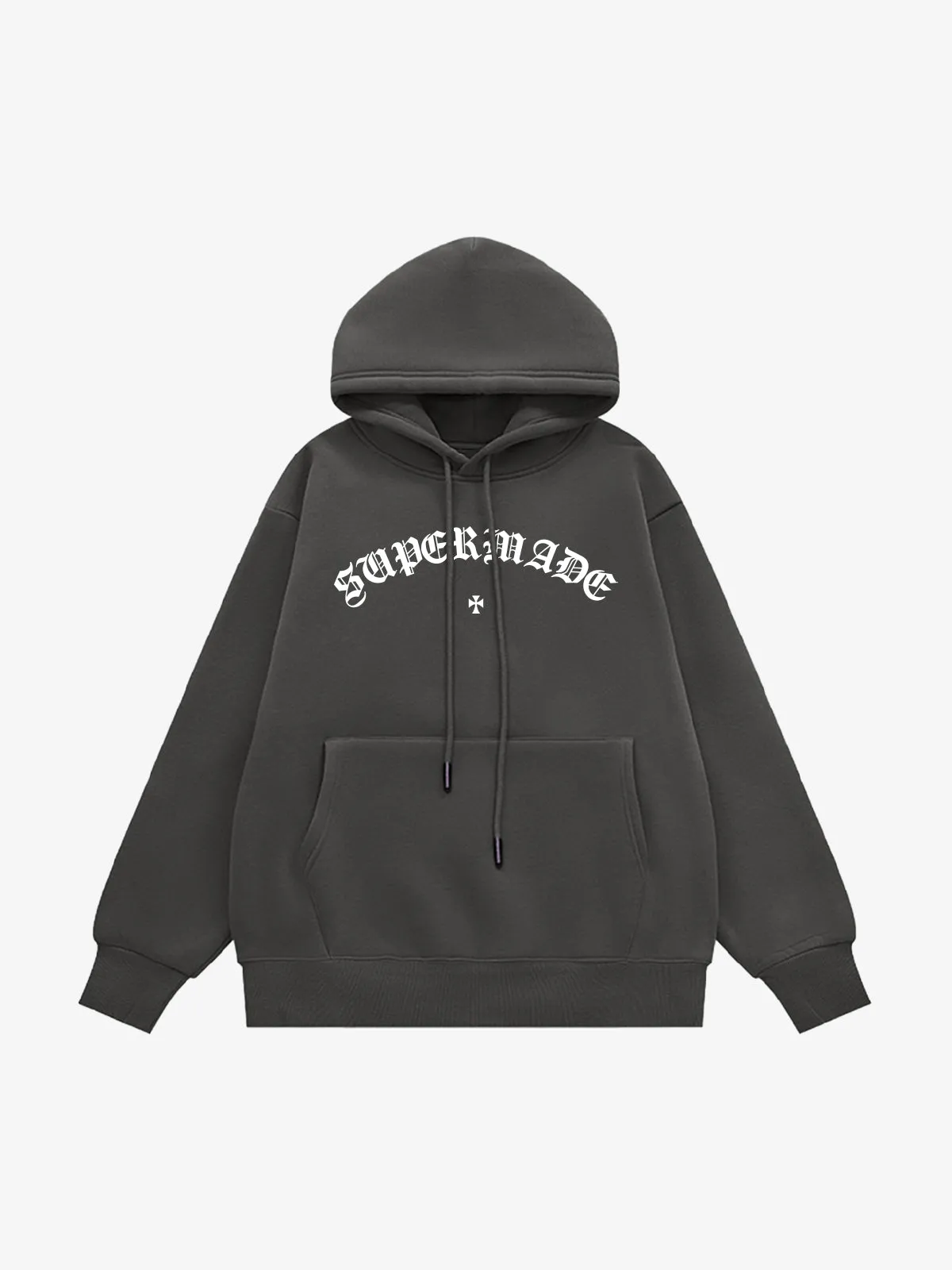 Street Letter Design Print Plush Hoodie sold by Thesupermade product image thumbnail 2