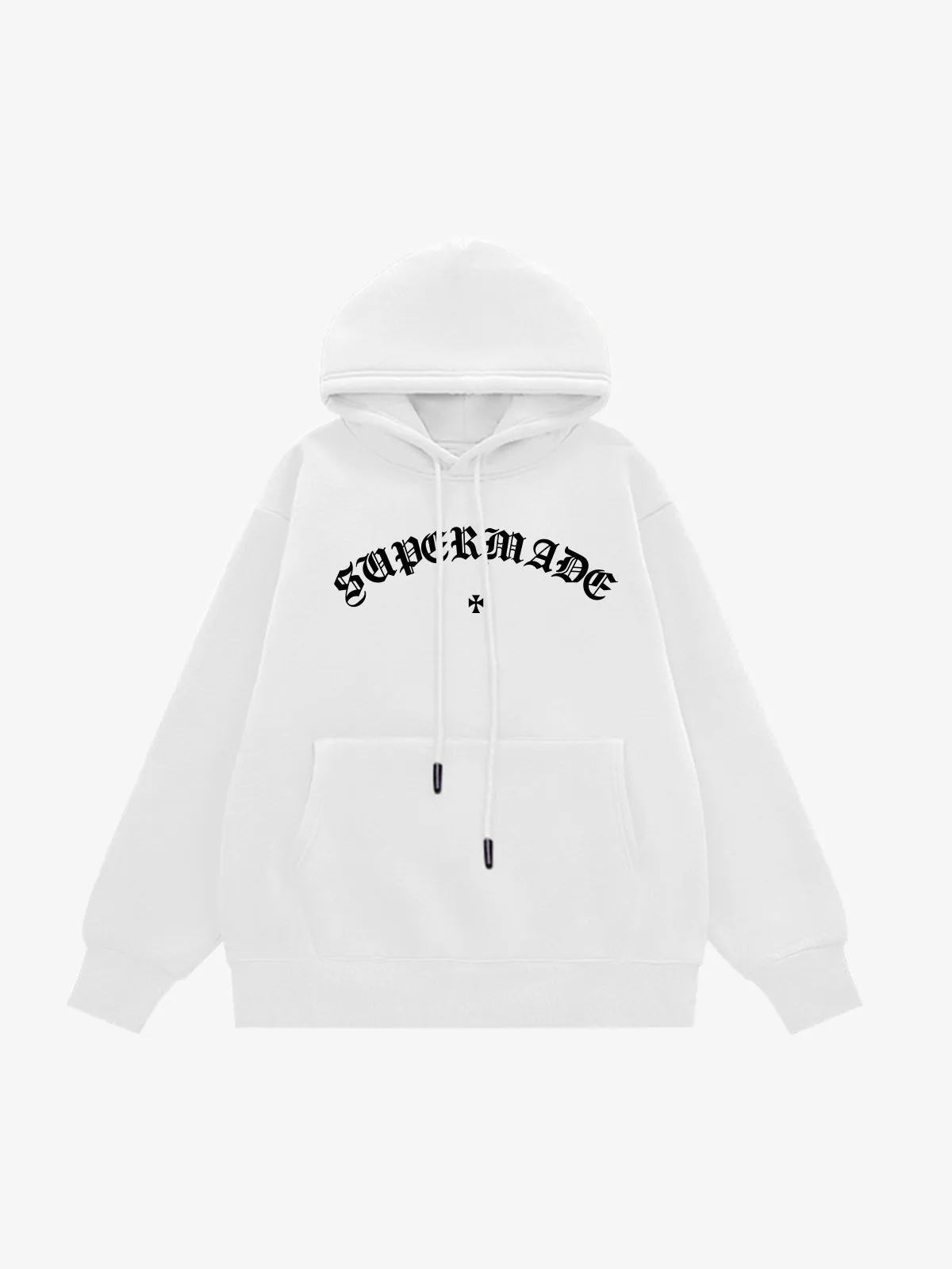 Street Letter Design Print Plush Hoodie sold by Thesupermade