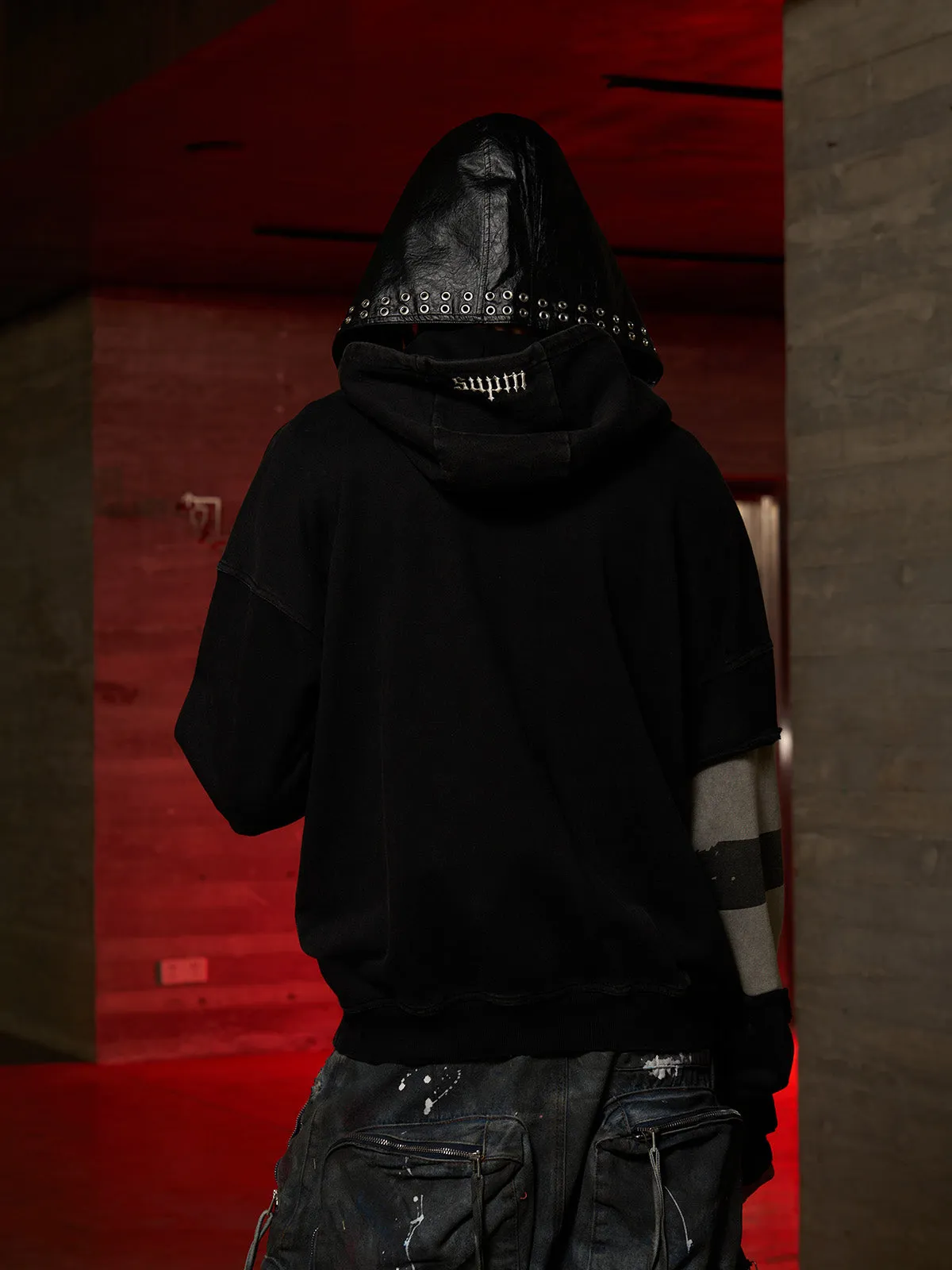 Distressed Electronic Exorcist Print Hoodie sold by Thesupermade product image thumbnail 4