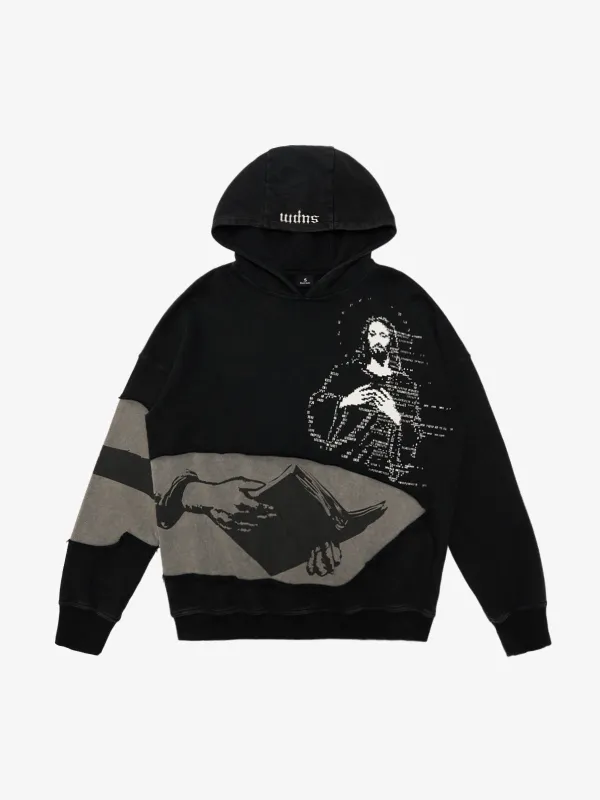 Distressed Electronic Exorcist Print Hoodie sold by Thesupermade