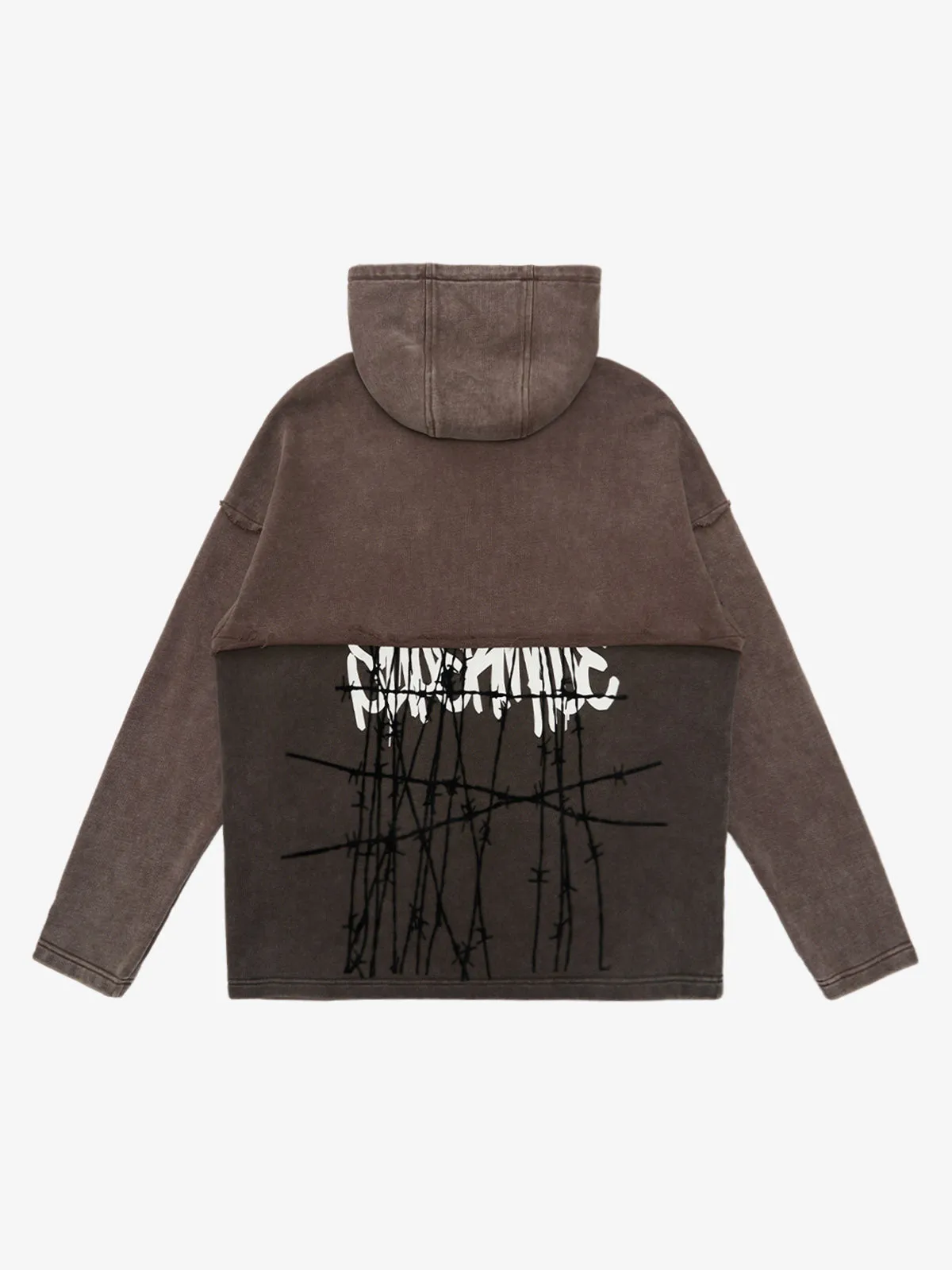 Distressed Thorn Destruction Painting Hoodie sold by Thesupermade product image thumbnail 2