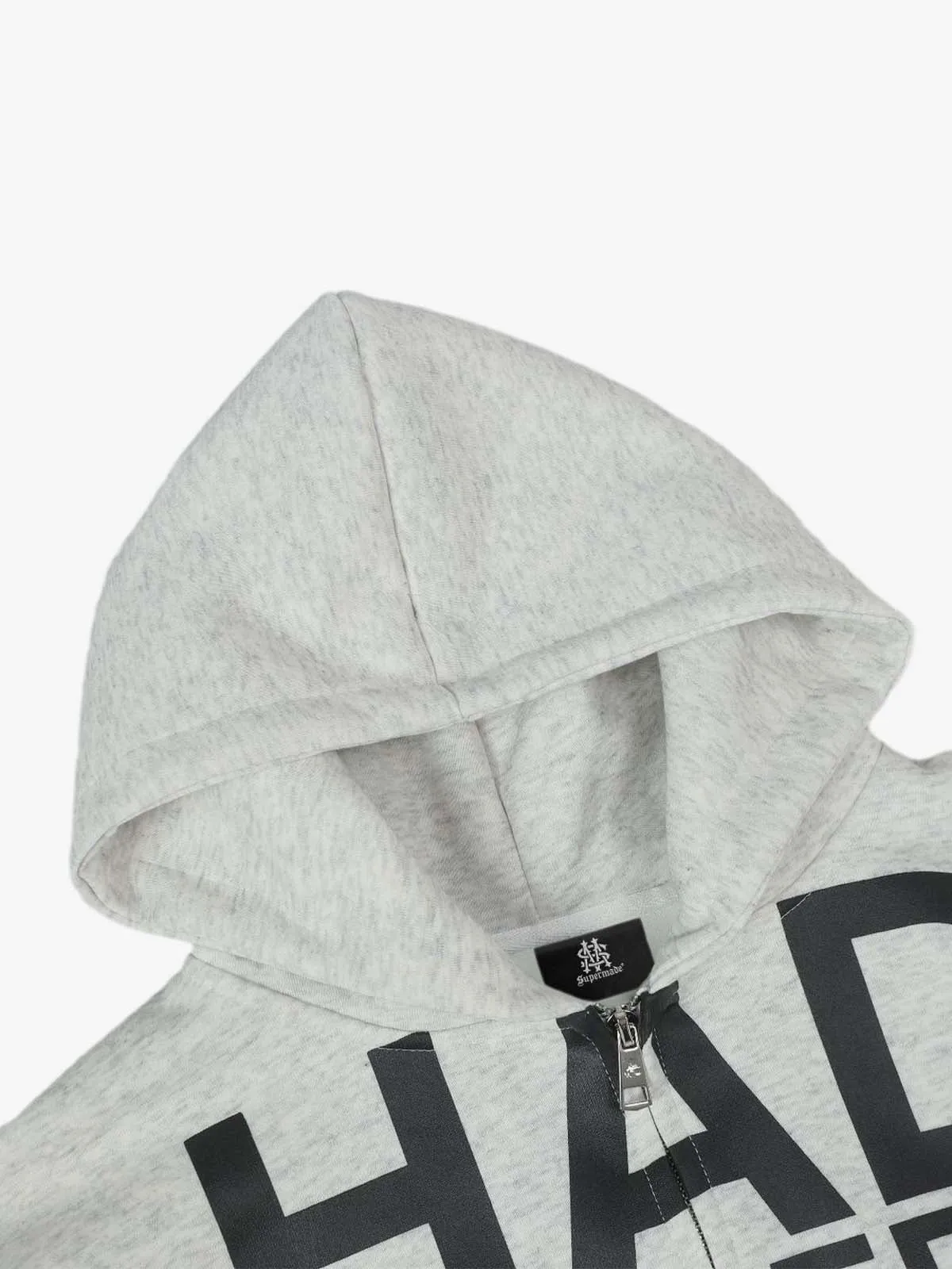 Casual Lettering Pattern Cardigan Zip Up Hoodie sold by Thesupermade product image thumbnail 5