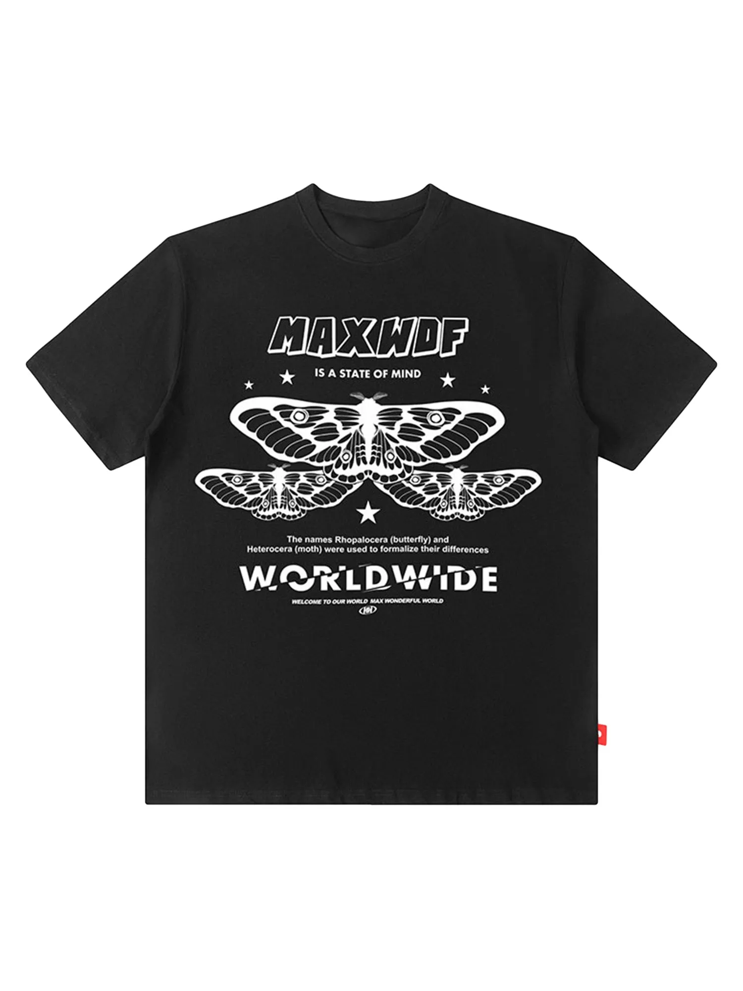 American Street Preppy Butterfly Print Oversize T-shirt sold by Thesupermade product image thumbnail 4