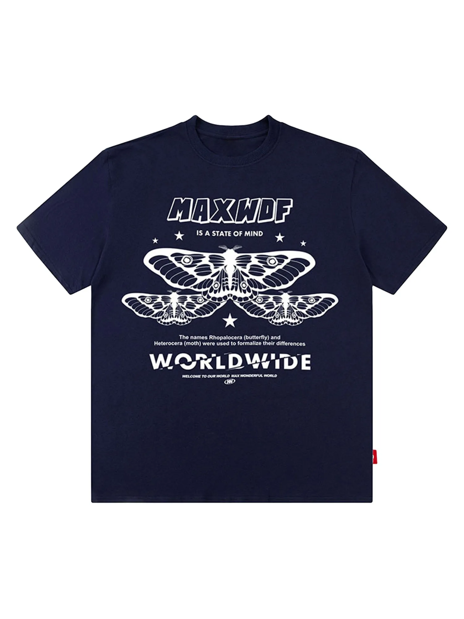 American Street Preppy Butterfly Print Oversize T-shirt sold by Thesupermade product image thumbnail 3