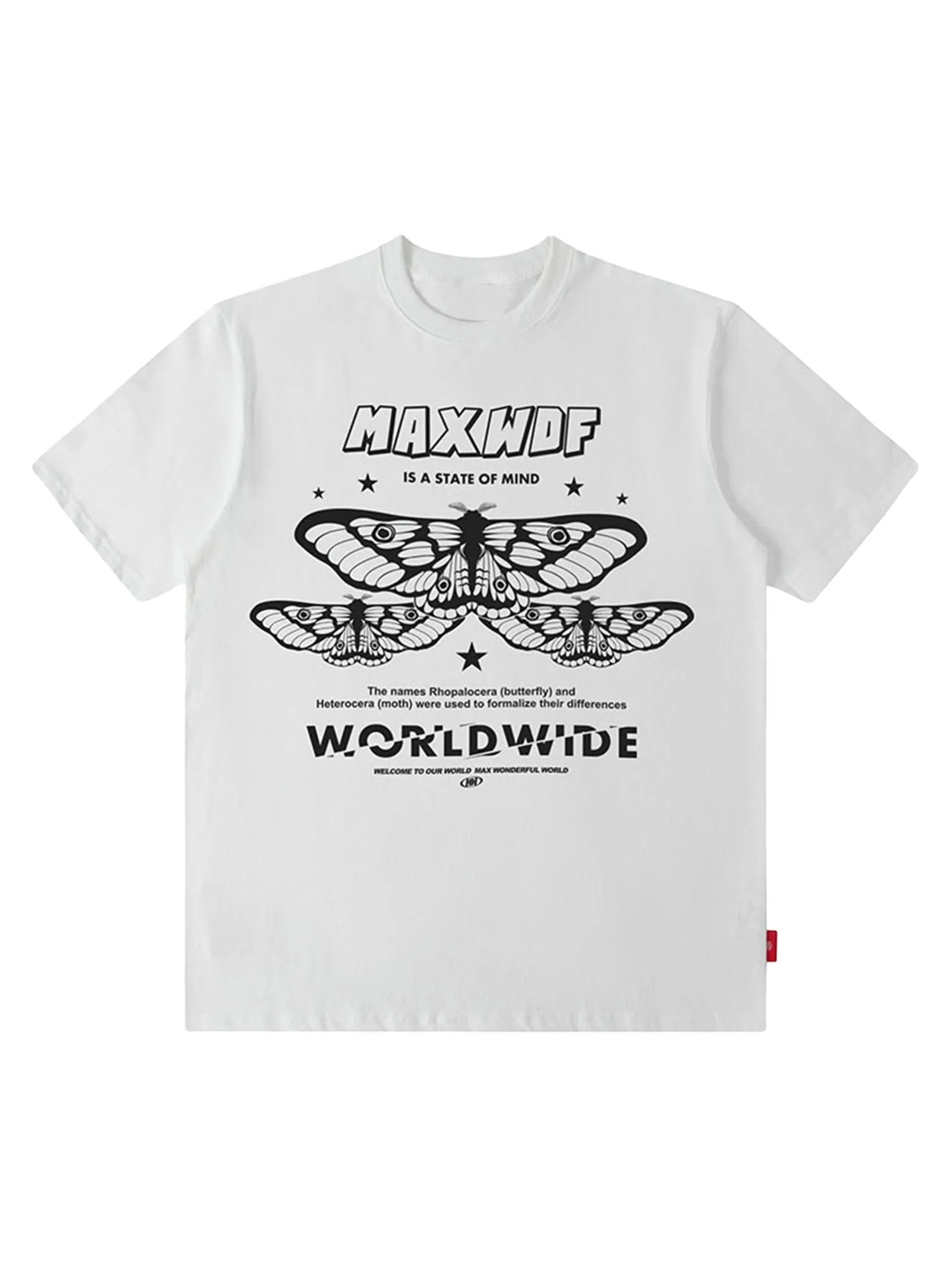 American Street Preppy Butterfly Print Oversize T-shirt sold by Thesupermade product image thumbnail 5
