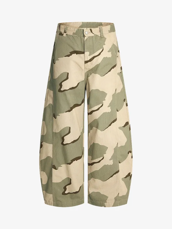 Retro Street Camouflage Barrel Casual Pants sold by Thesupermade