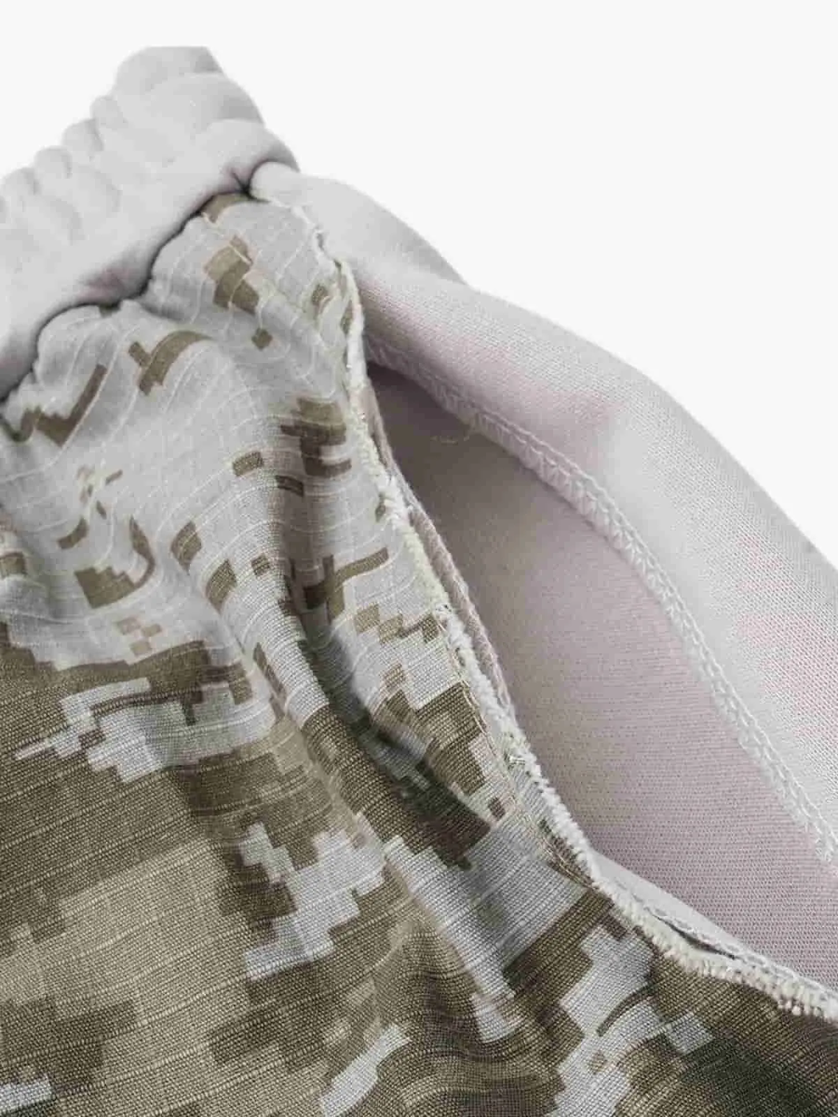 Retro Camouflage Star Patch Colorblock Casual Pants sold by Thesupermade product image thumbnail 5