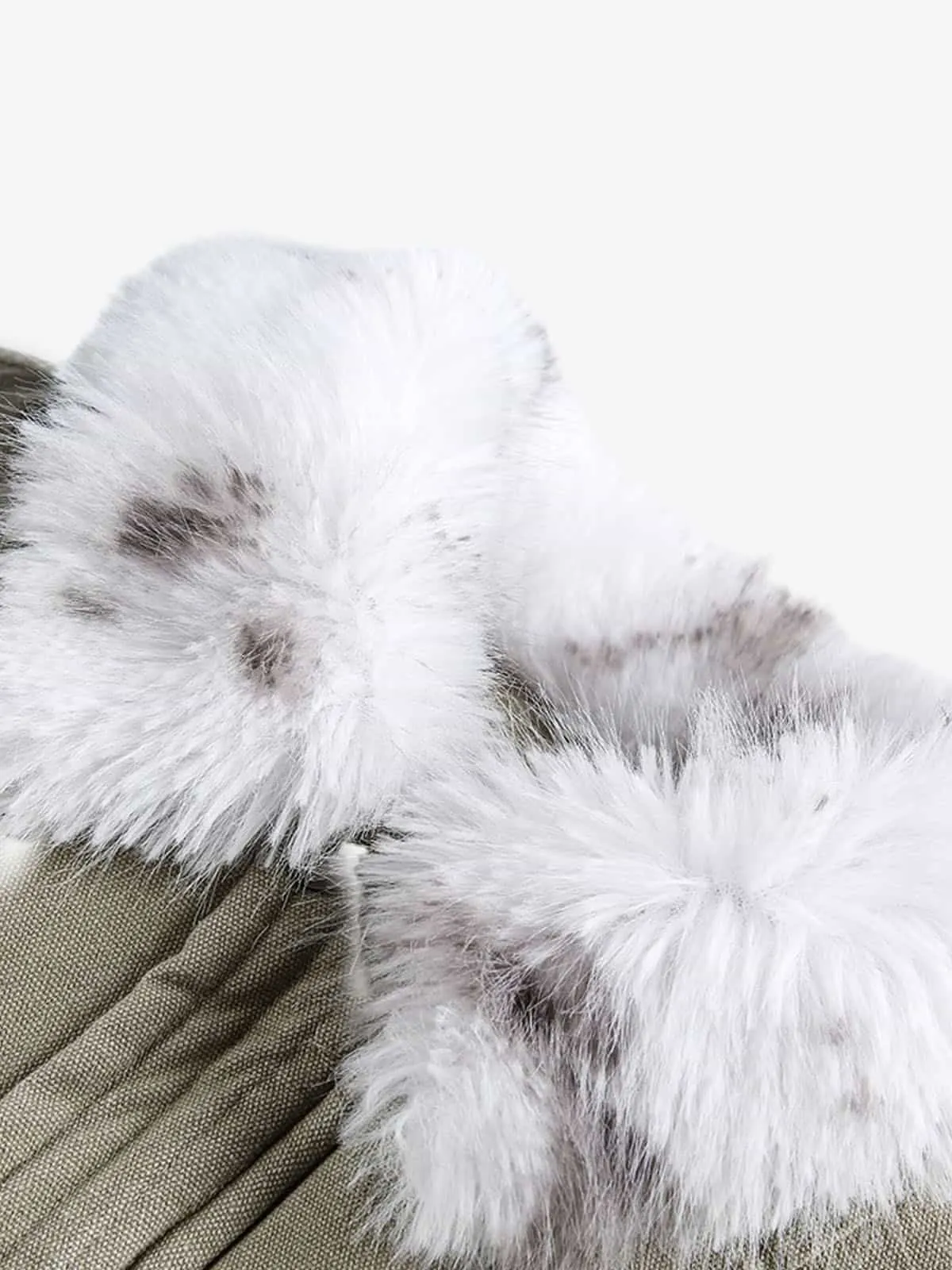 Vintage Washed Faux Fur Collar Padded Bomber Jacket sold by Thesupermade product image thumbnail 4