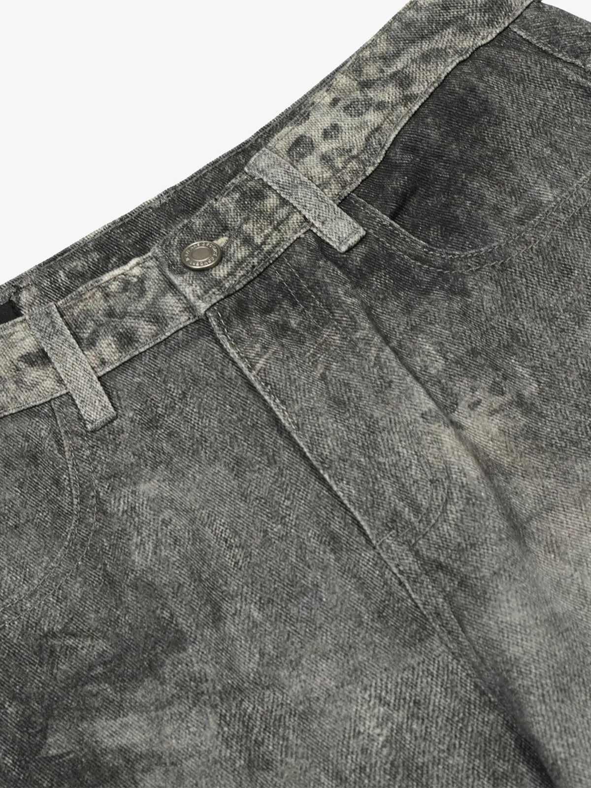 Vintage Heavy Distressed Washed Barrel Jeans sold by Thesupermade product image thumbnail 5