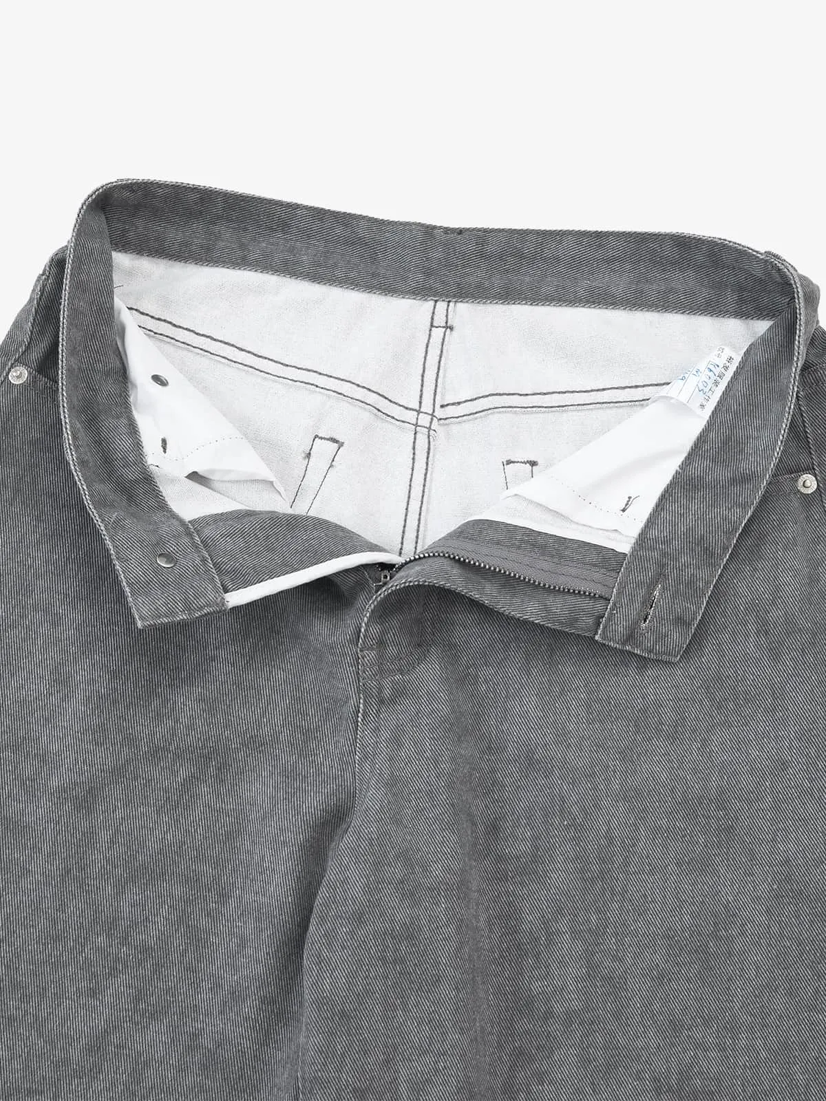 Retro Distressed Washed Texture Wide-Leg Pants sold by Thesupermade product image thumbnail 4