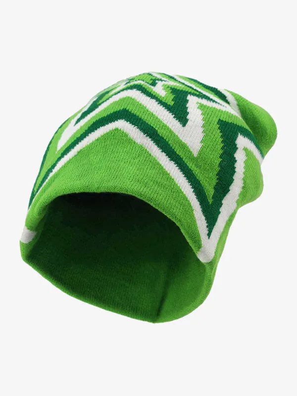 Multiclolor Star Pattern Knit Beanie Hat sold by Thesupermade